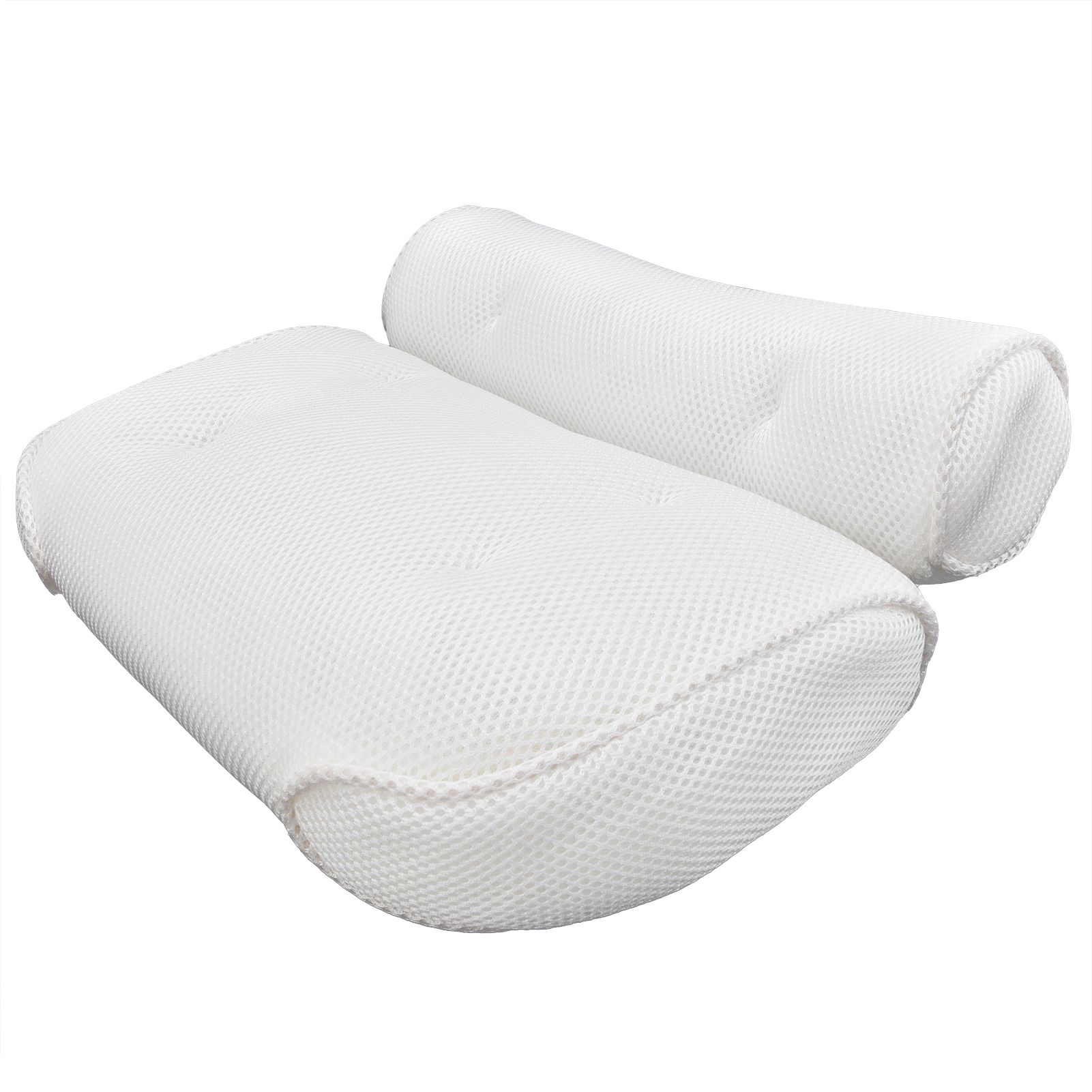 Mesh Bathroom Pillow Soft Comfortable Suction Cup Pillow Bath Tub Pillow for Shower Room - Image 8