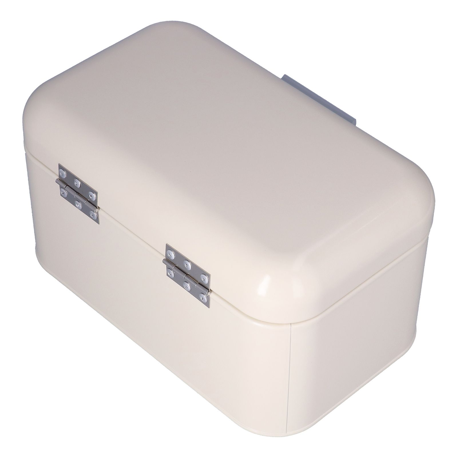 Milky White Bread Box Safe Odorless Large Capacity Anti Fingerprint Retro Tin Bread Box - Image 8
