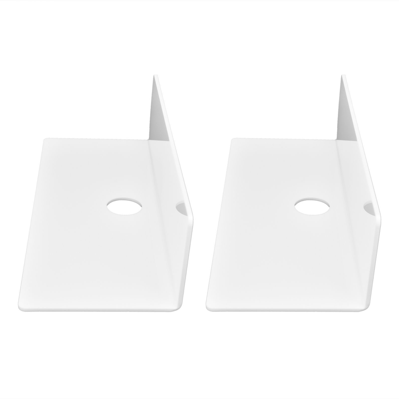2Pcs Display Shelf Acrylic Perforation Free High Strength Wall Mount Shelf for Speaker Clock - Image 5