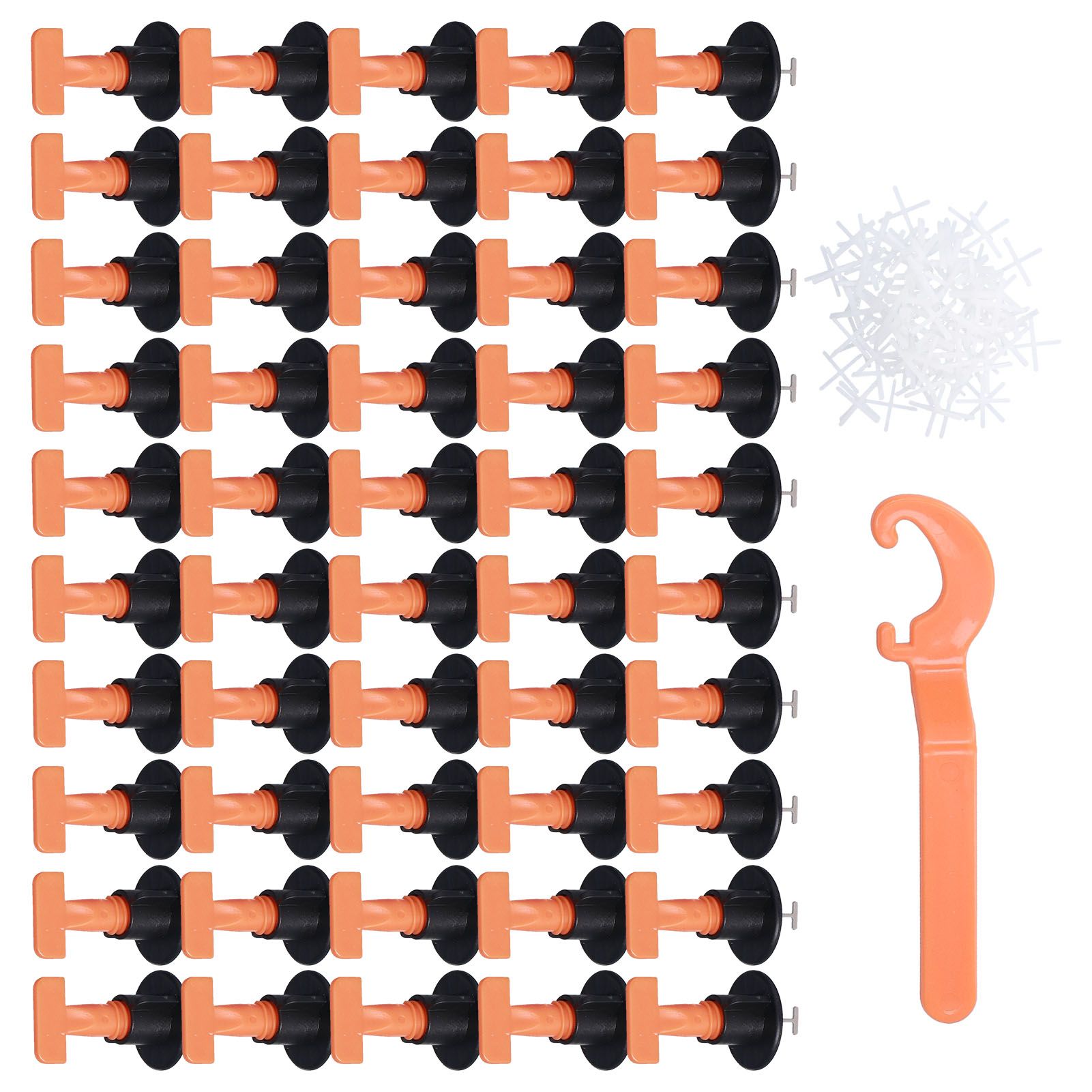151PCS Tile Leveler Spacer Floor Tile Leveling System Reusable Wall Leveling System with Wrench - Image 2