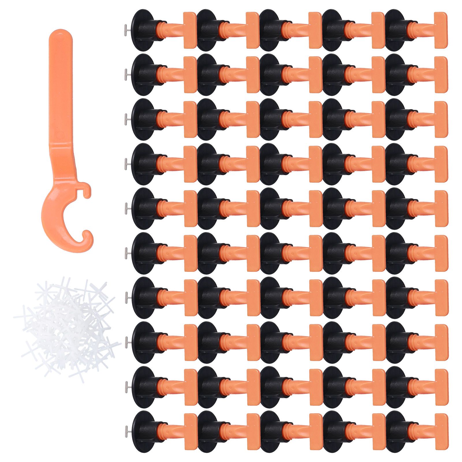 151PCS Tile Leveler Spacer Floor Tile Leveling System Reusable Wall Leveling System with Wrench - Image 3