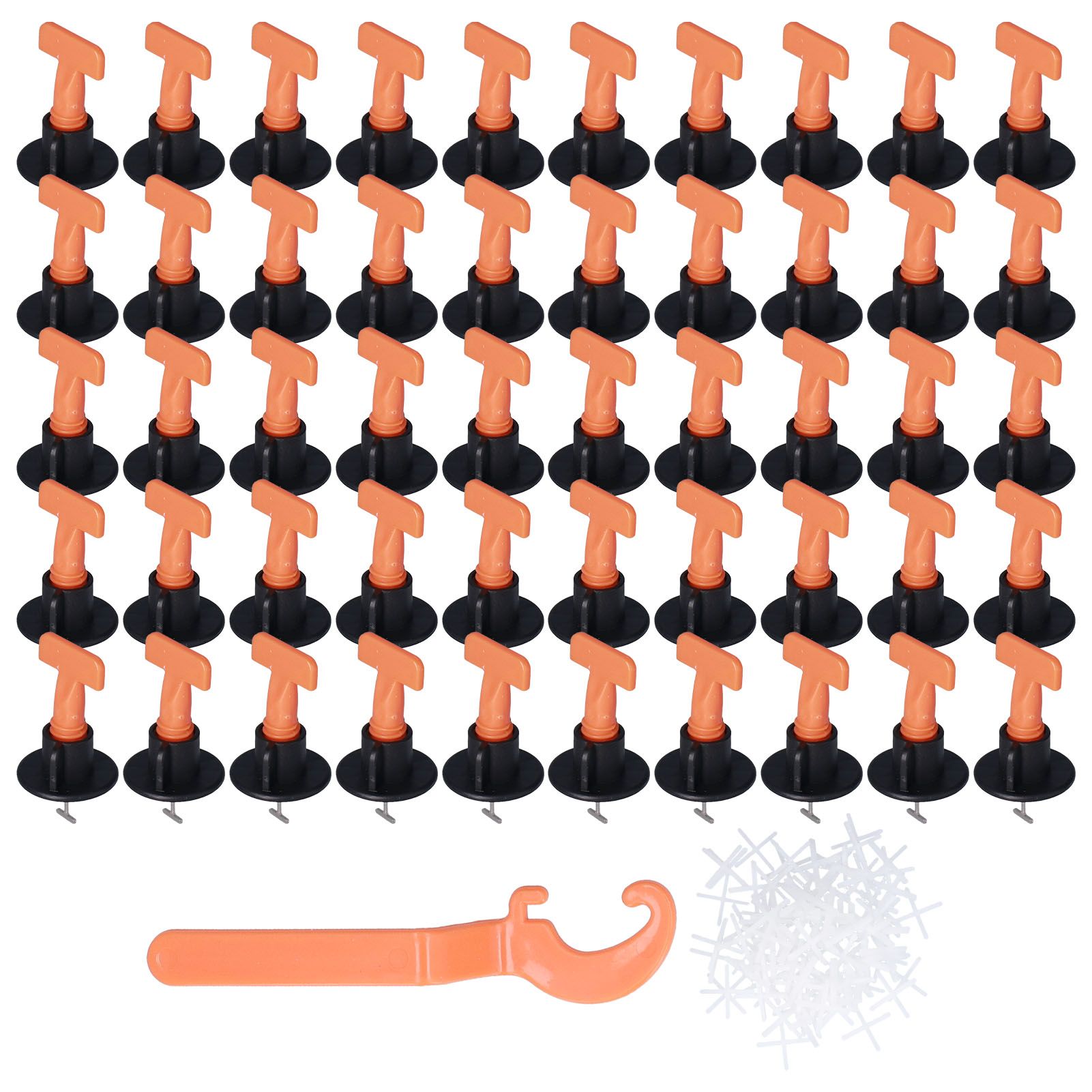 151PCS Tile Leveler Spacer Floor Tile Leveling System Reusable Wall Leveling System with Wrench - Image 4
