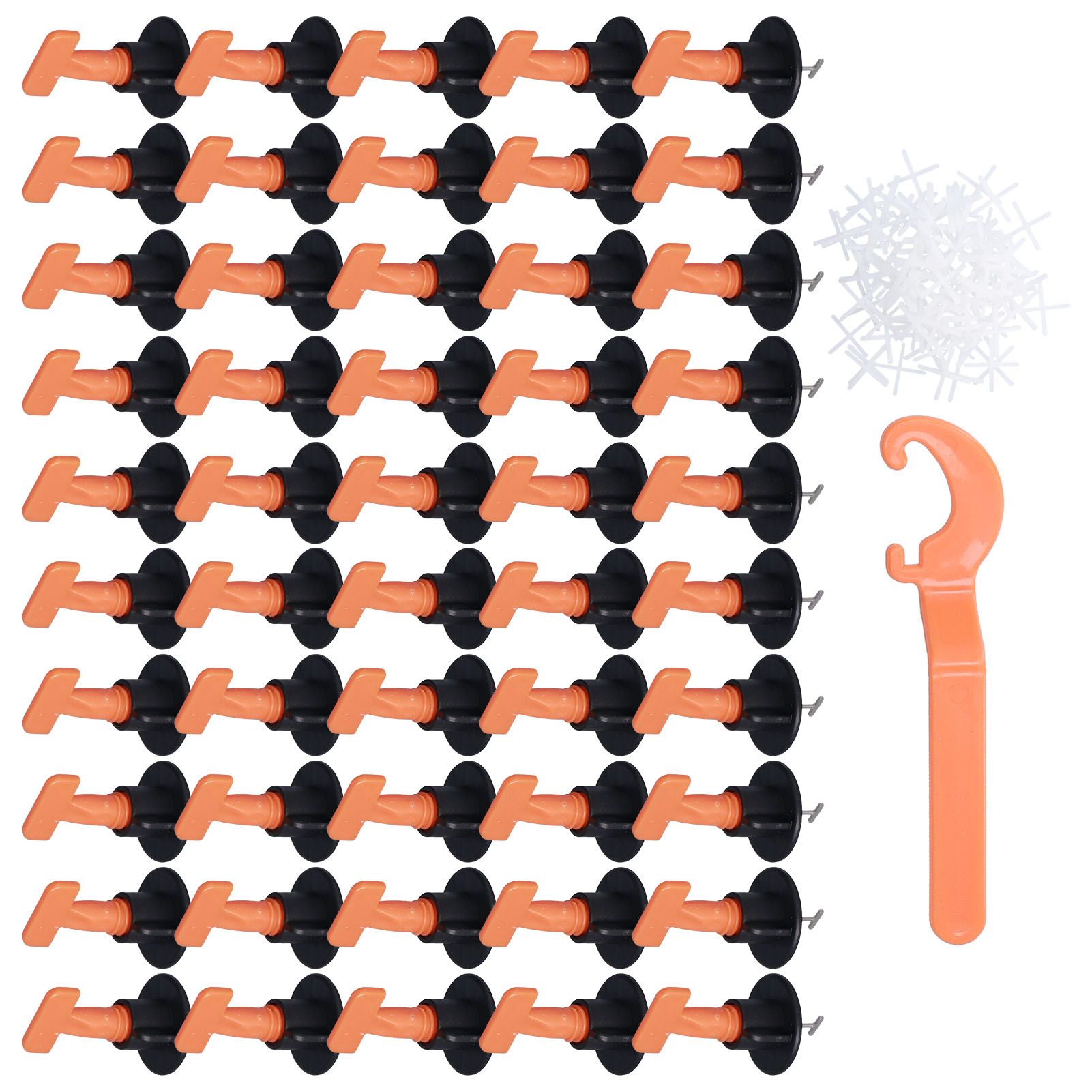 151PCS Tile Leveler Spacer Floor Tile Leveling System Reusable Wall Leveling System with Wrench - Image 5