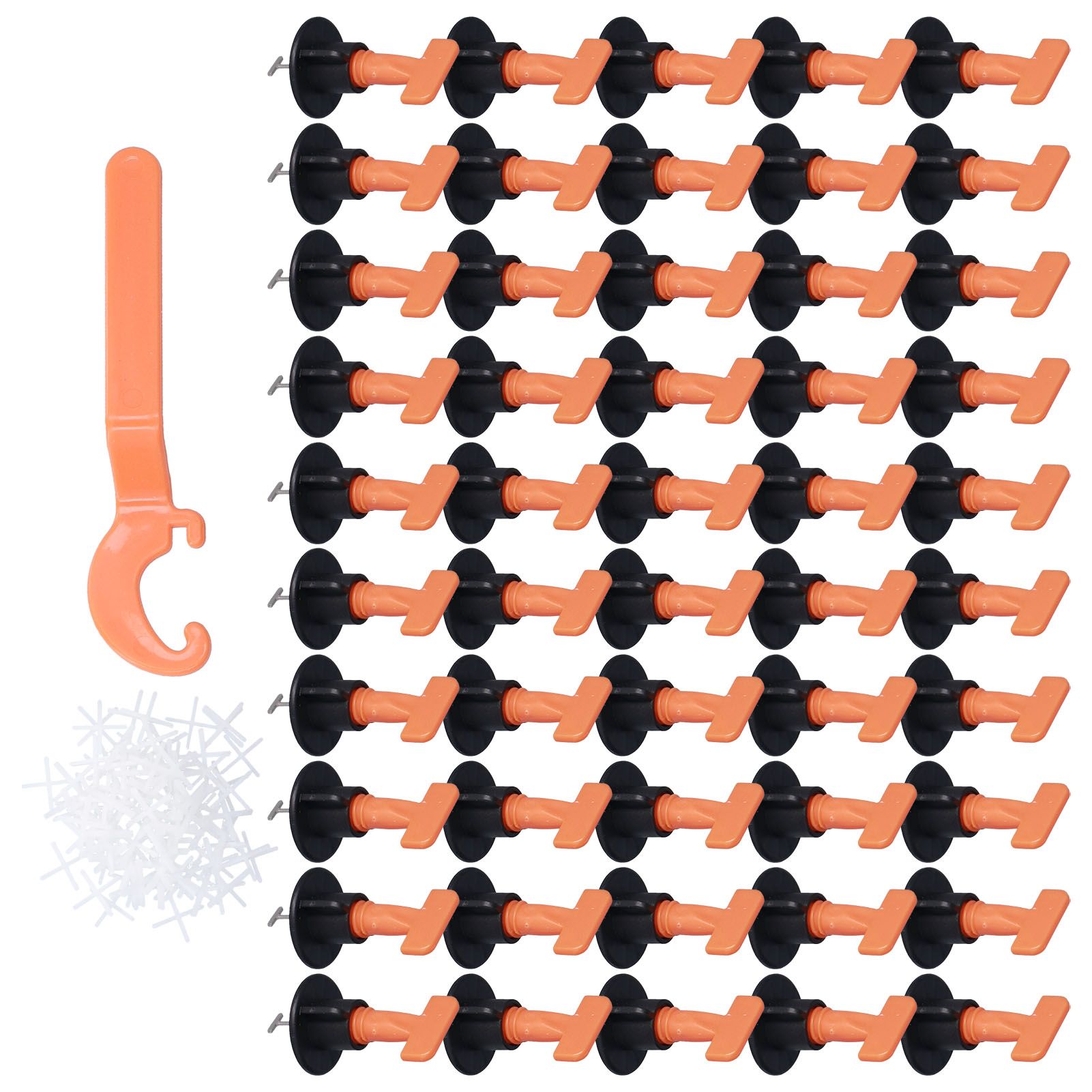 151PCS Tile Leveler Spacer Floor Tile Leveling System Reusable Wall Leveling System with Wrench - Image 6