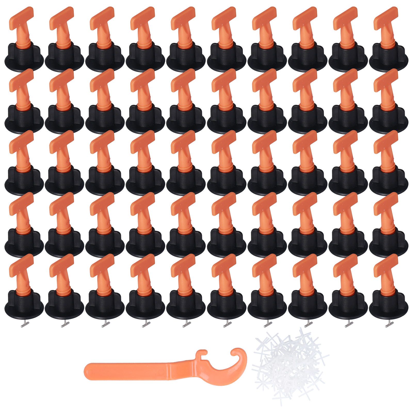 151PCS Tile Leveler Spacer Floor Tile Leveling System Reusable Wall Leveling System with Wrench - Image 7