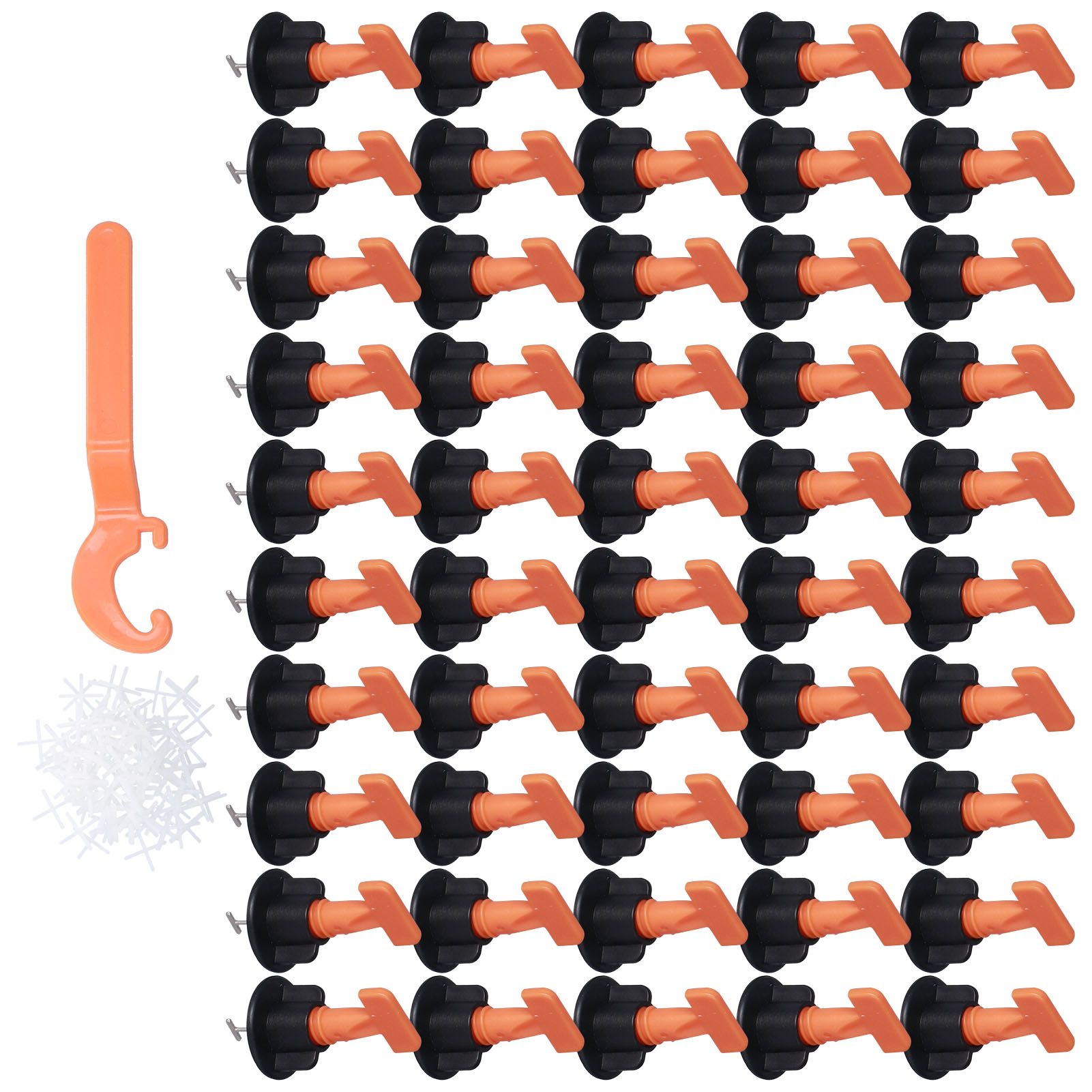 151PCS Tile Leveler Spacer Floor Tile Leveling System Reusable Wall Leveling System with Wrench - Image 8