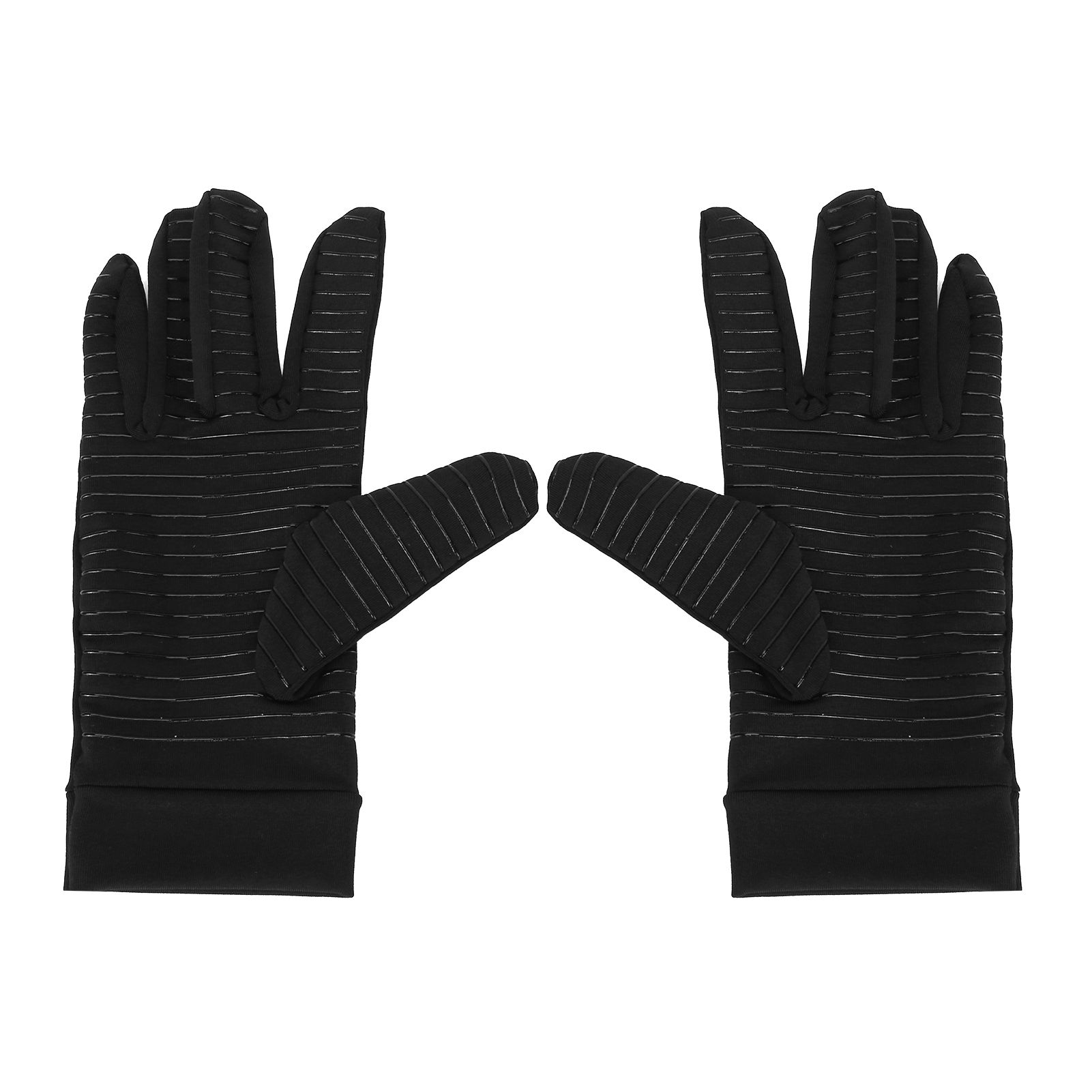 Arthritis Gloves Full Finger Copper Fiber Comfortable Soft Breathable Odorless Compression Gloves for Gaming CookingM - Image 1