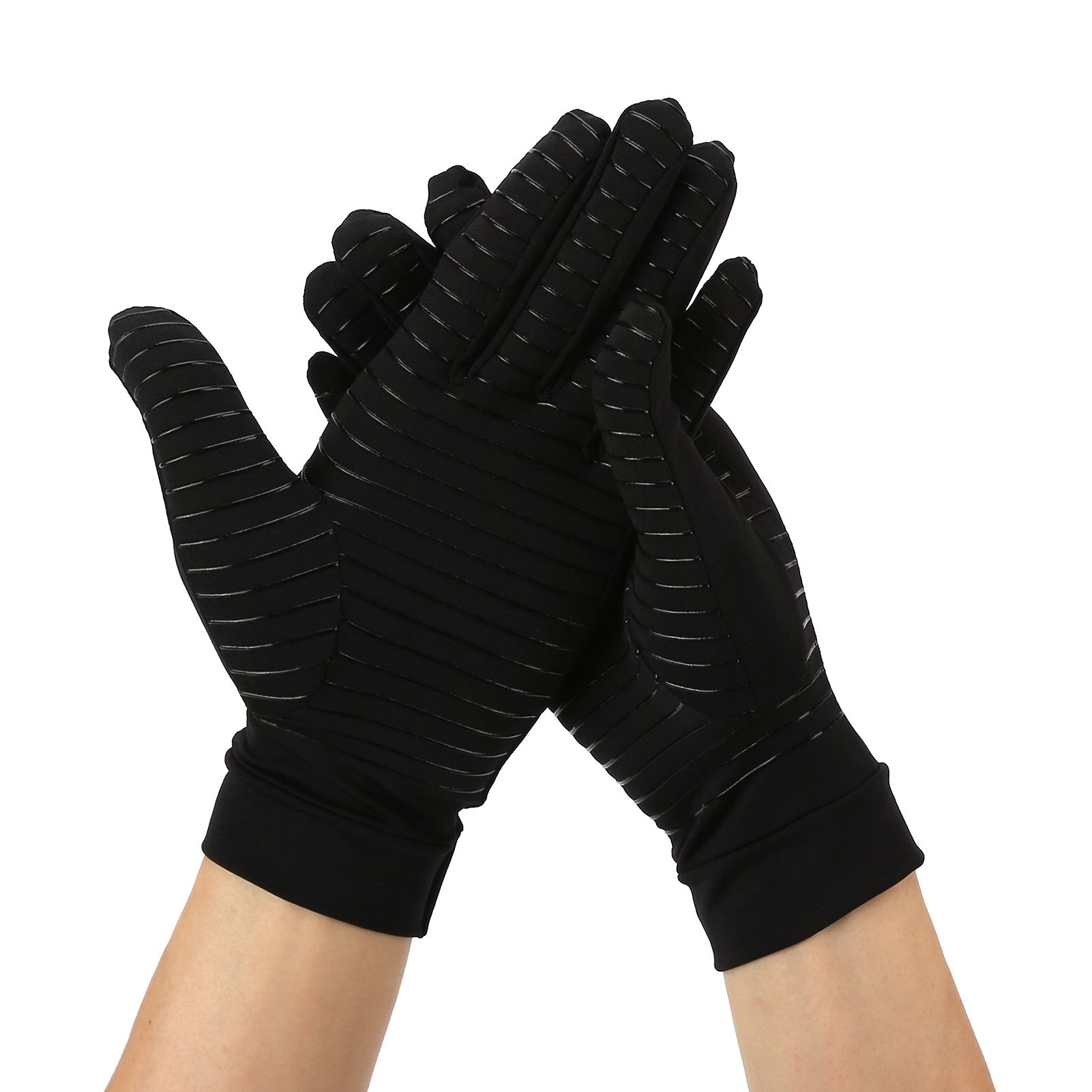 Arthritis Gloves Full Finger Copper Fiber Comfortable Soft Breathable Odorless Compression Gloves for Gaming CookingM - Image 8