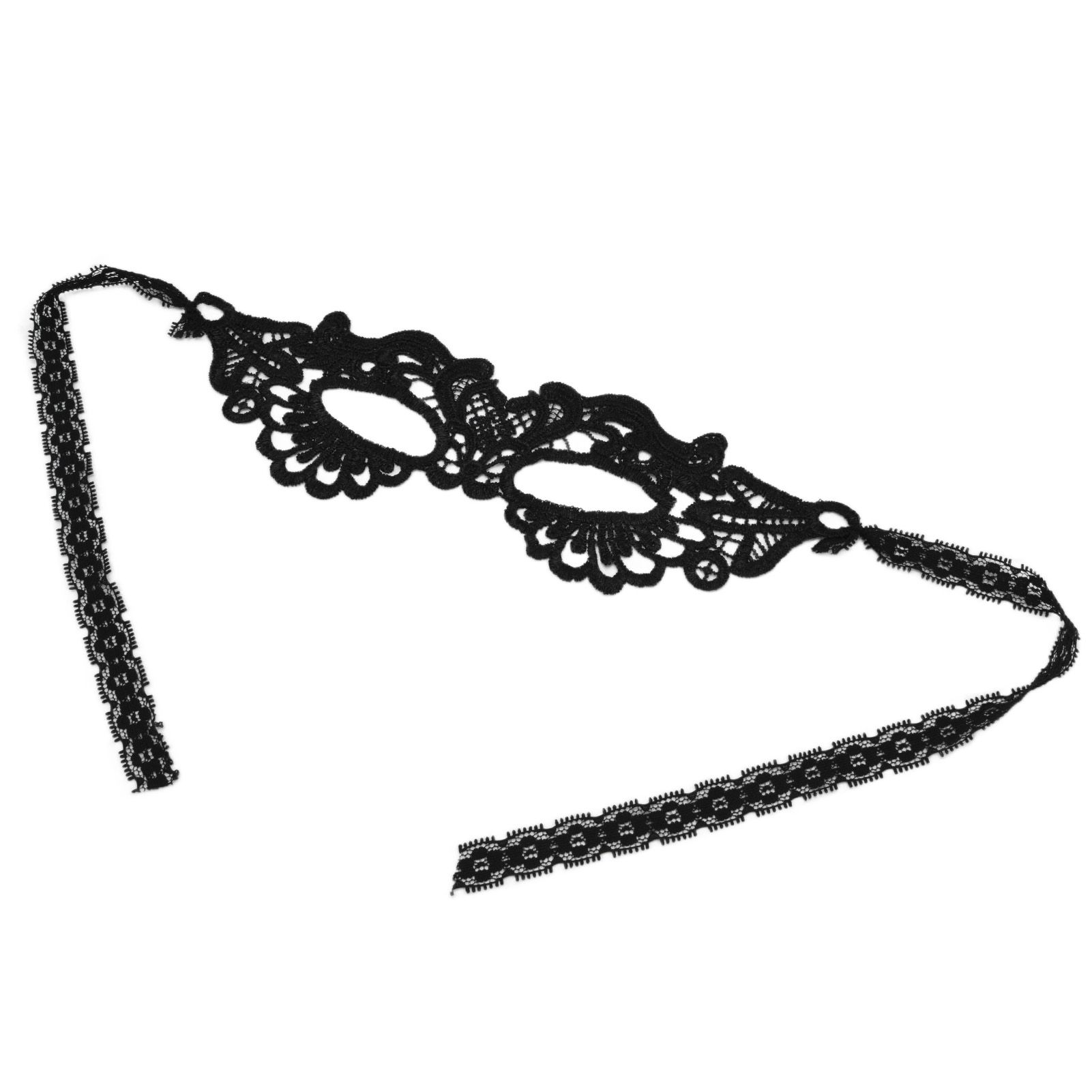 Hollow Lace Half Face Mask Costume Eyes Mask Halloween Dancing Party Decoration for Women - Image 2