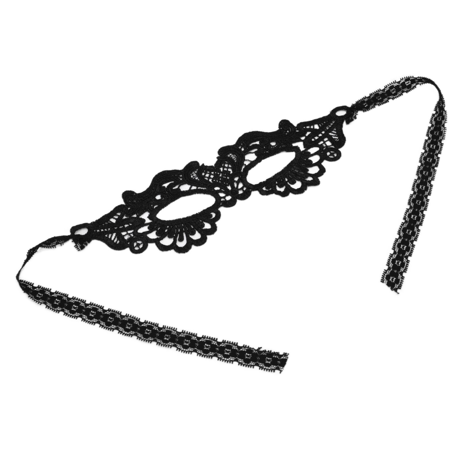 Hollow Lace Half Face Mask Costume Eyes Mask Halloween Dancing Party Decoration for Women - Image 3