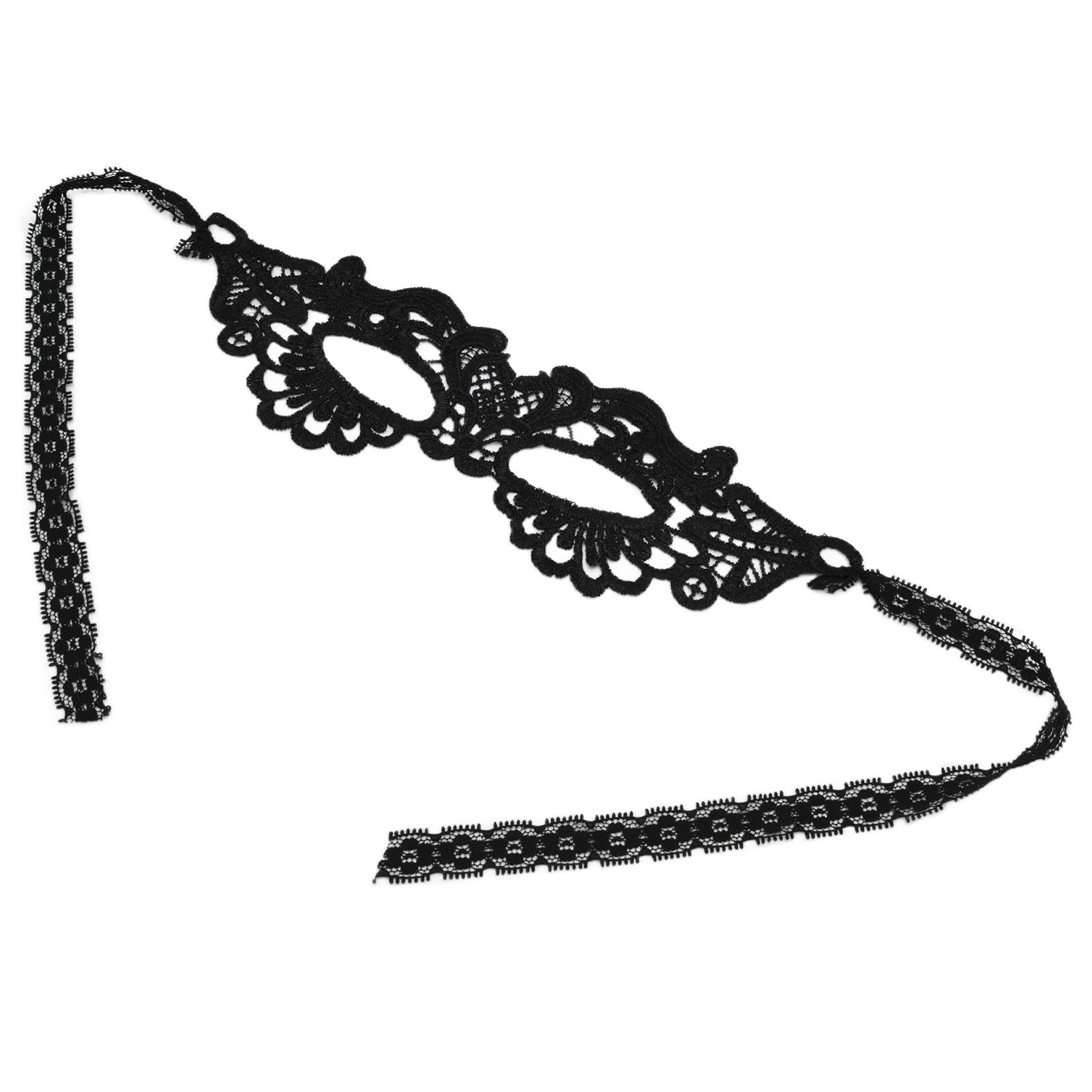 Hollow Lace Half Face Mask Costume Eyes Mask Halloween Dancing Party Decoration for Women - Image 4