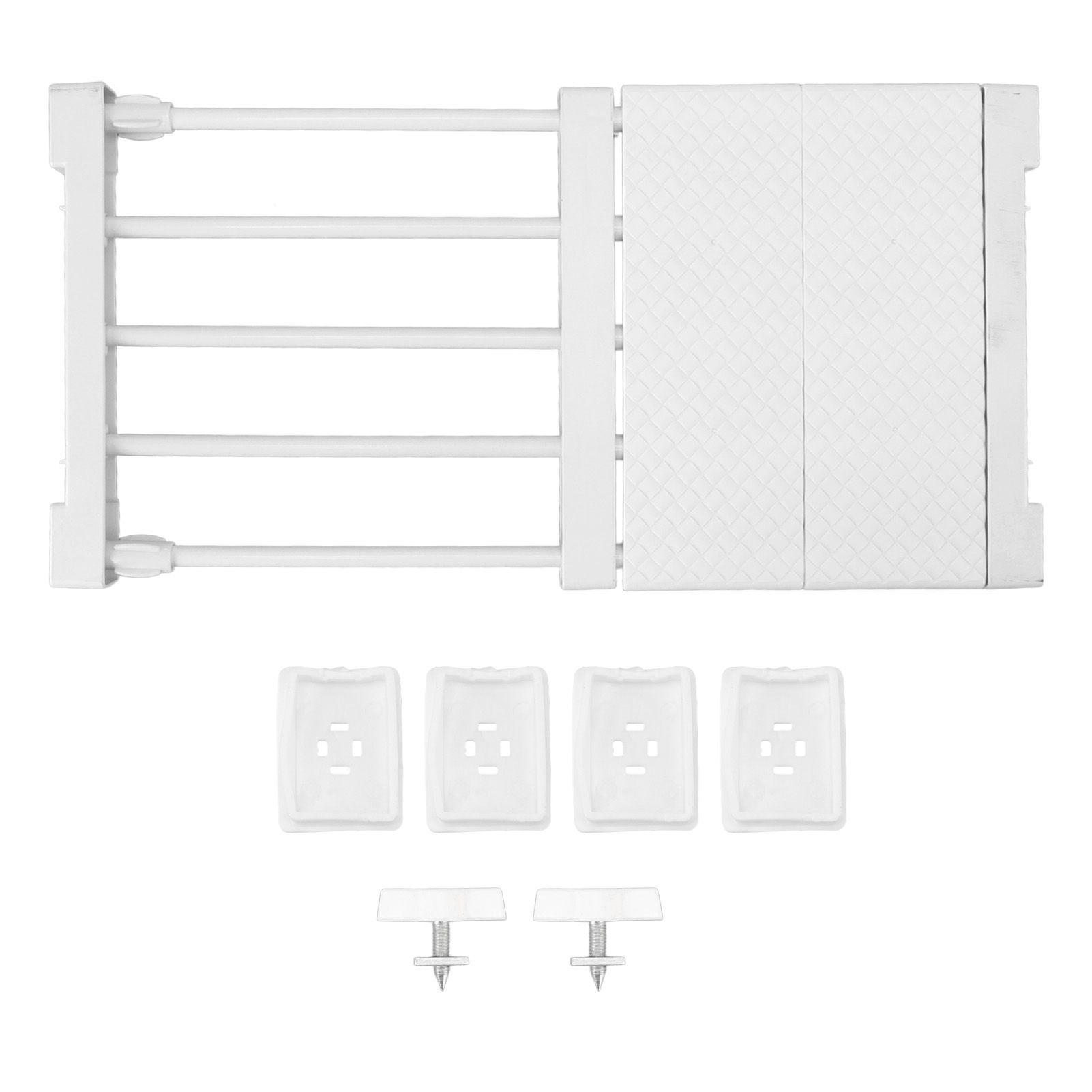 Tension Shelf Adjustable Closet Divider 24cm Width Storage Rack for Cabinet Wardrobe 30 ~ 40cm / 11.81 ~ 15.75in - Image 1
