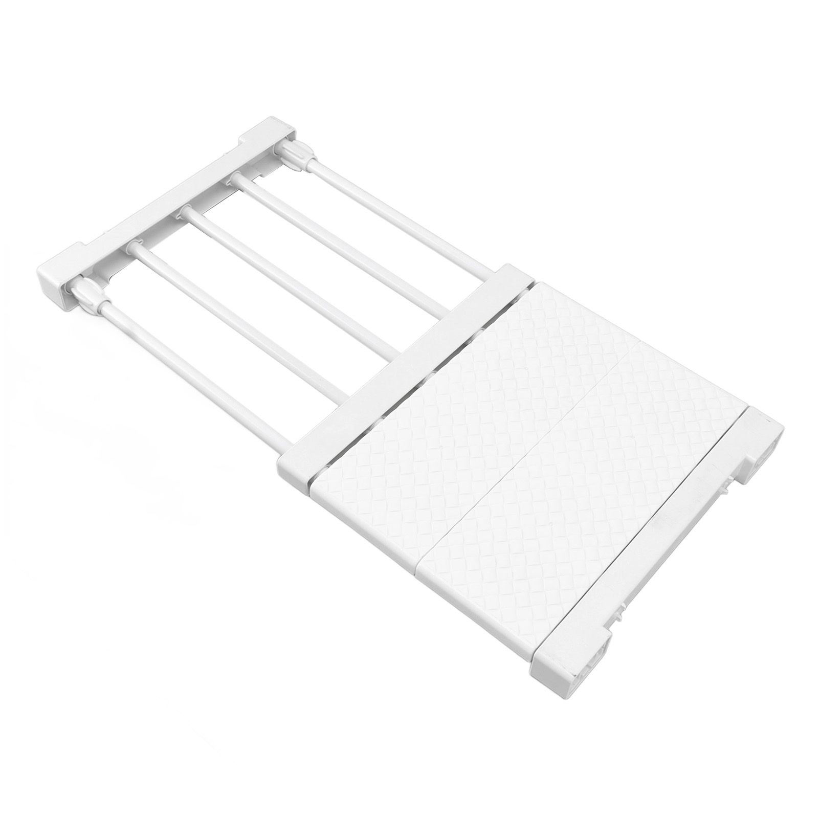 Tension Shelf Adjustable Closet Divider 24cm Width Storage Rack for Cabinet Wardrobe 30 ~ 40cm / 11.81 ~ 15.75in - Image 4