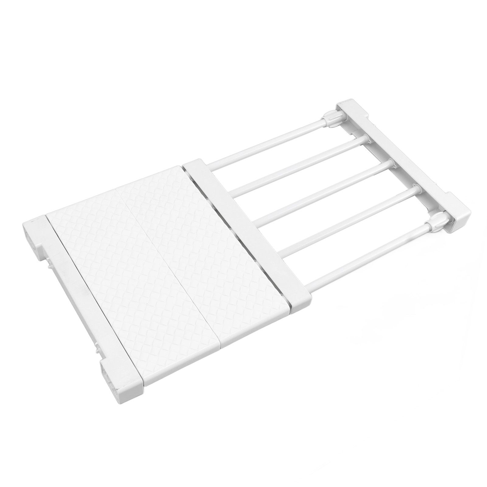 Tension Shelf Adjustable Closet Divider 24cm Width Storage Rack for Cabinet Wardrobe 30 ~ 40cm / 11.81 ~ 15.75in - Image 7