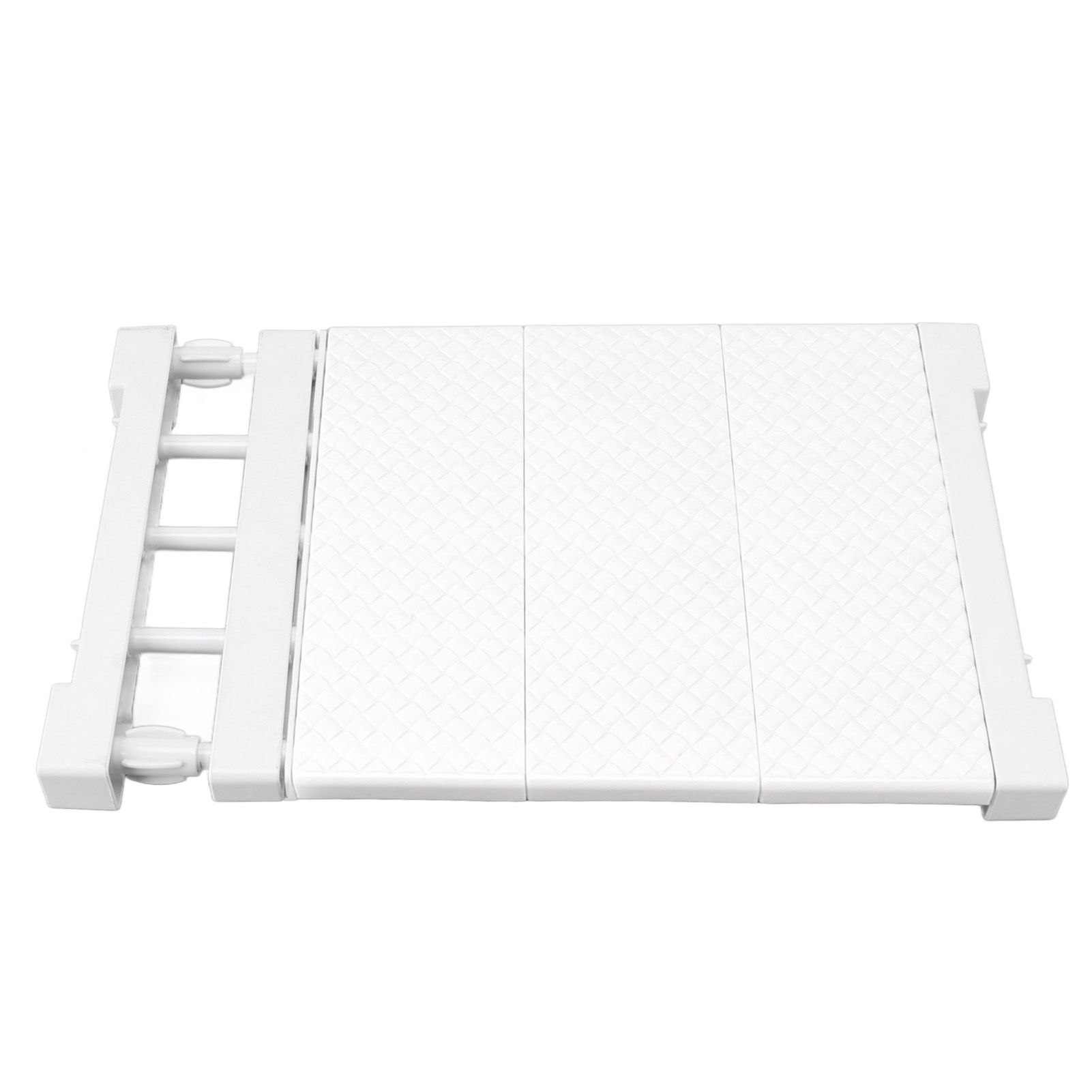 Tension Shelf Adjustable Closet Divider 24cm Width Storage Rack for Cabinet Wardrobe 38 ~ 55cm / 14.96 ~ 21.65in - Image 3