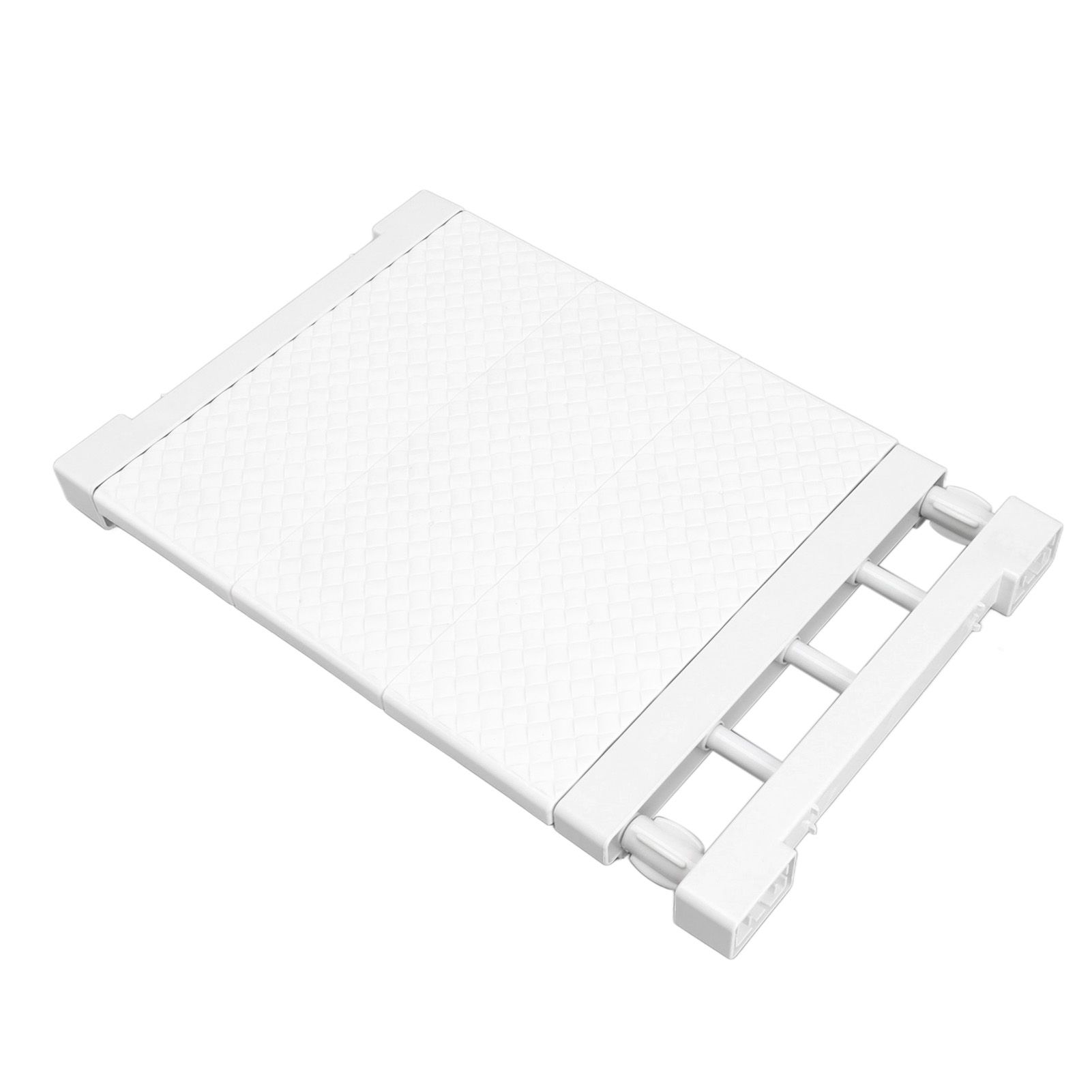 Tension Shelf Adjustable Closet Divider 24cm Width Storage Rack for Cabinet Wardrobe 38 ~ 55cm / 14.96 ~ 21.65in - Image 4