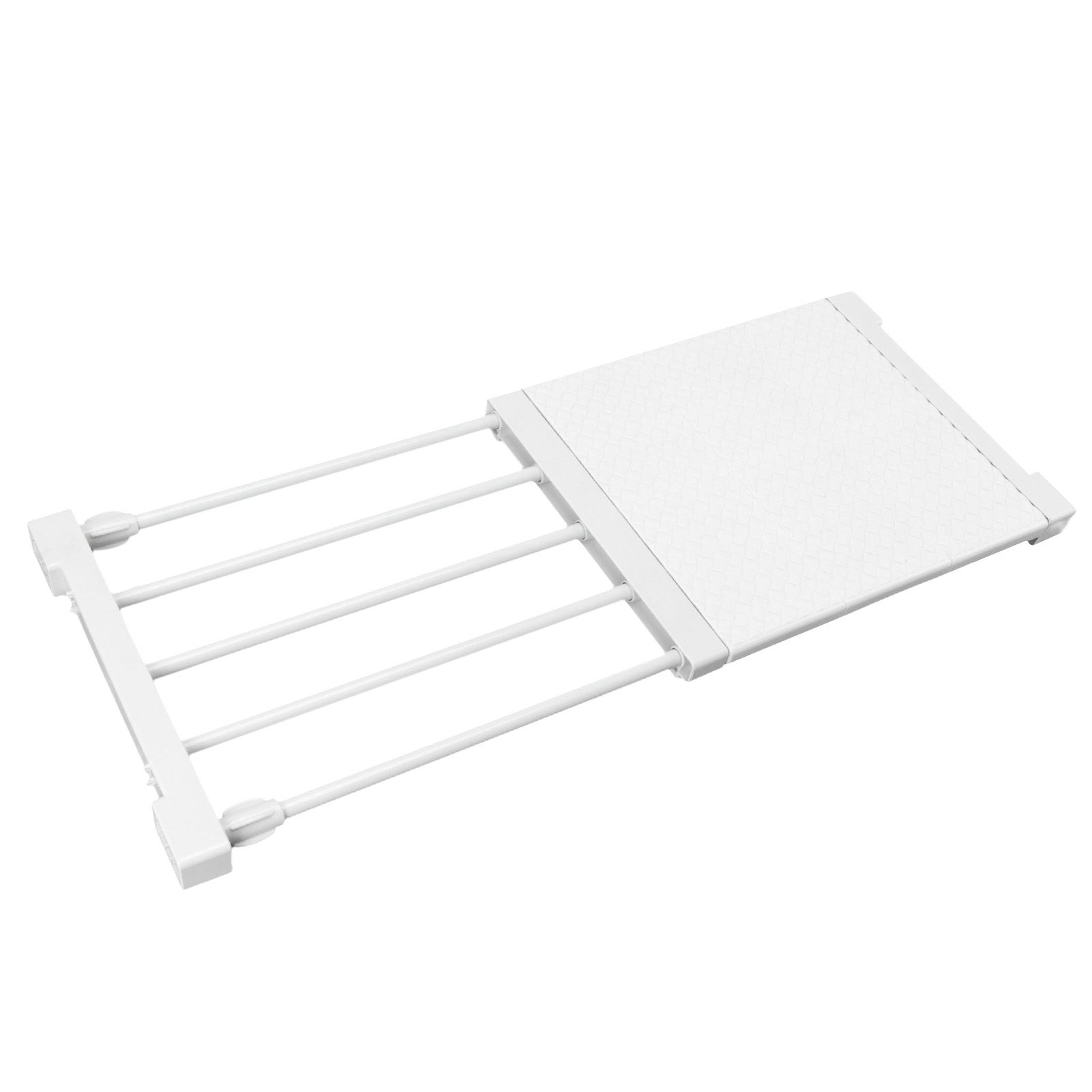 Tension Shelf Adjustable Closet Divider 24cm Width Storage Rack for Cabinet Wardrobe 38 ~ 55cm / 14.96 ~ 21.65in - Image 7