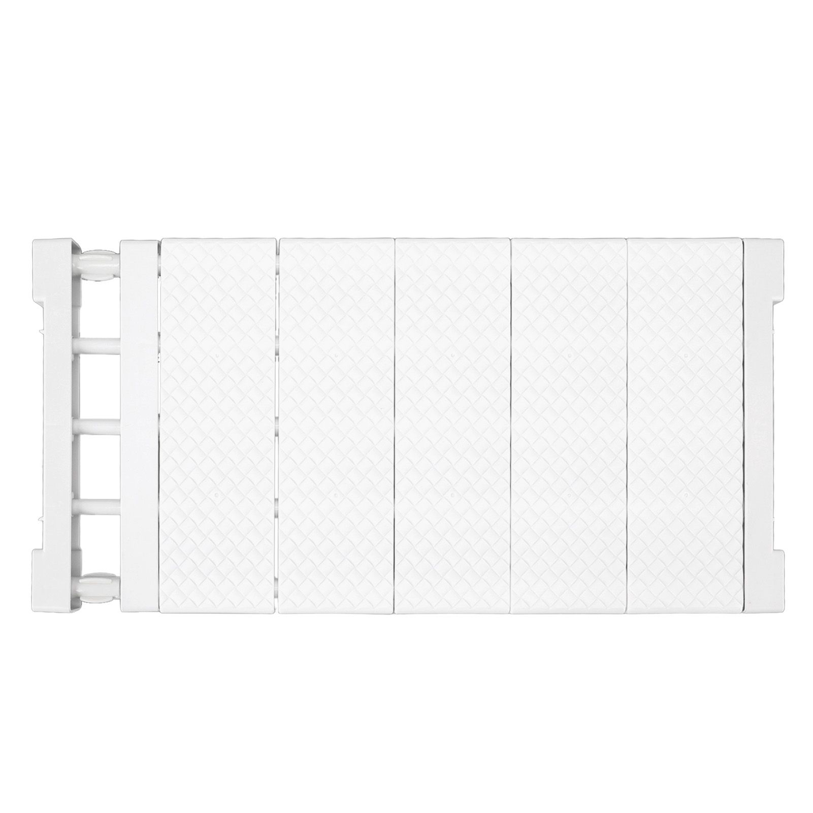 Tension Shelf Adjustable Closet Divider 24cm Width Storage Rack for Cabinet Wardrobe 50 ~ 80cm / 19.69 ~ 31.5in - Image 3