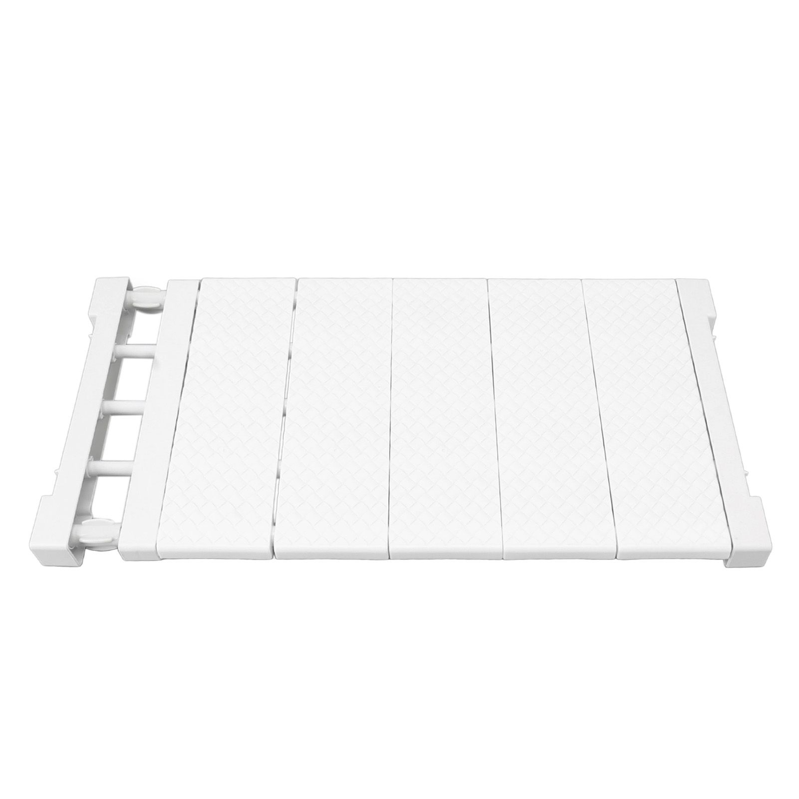 Tension Shelf Adjustable Closet Divider 24cm Width Storage Rack for Cabinet Wardrobe 50 ~ 80cm / 19.69 ~ 31.5in - Image 8