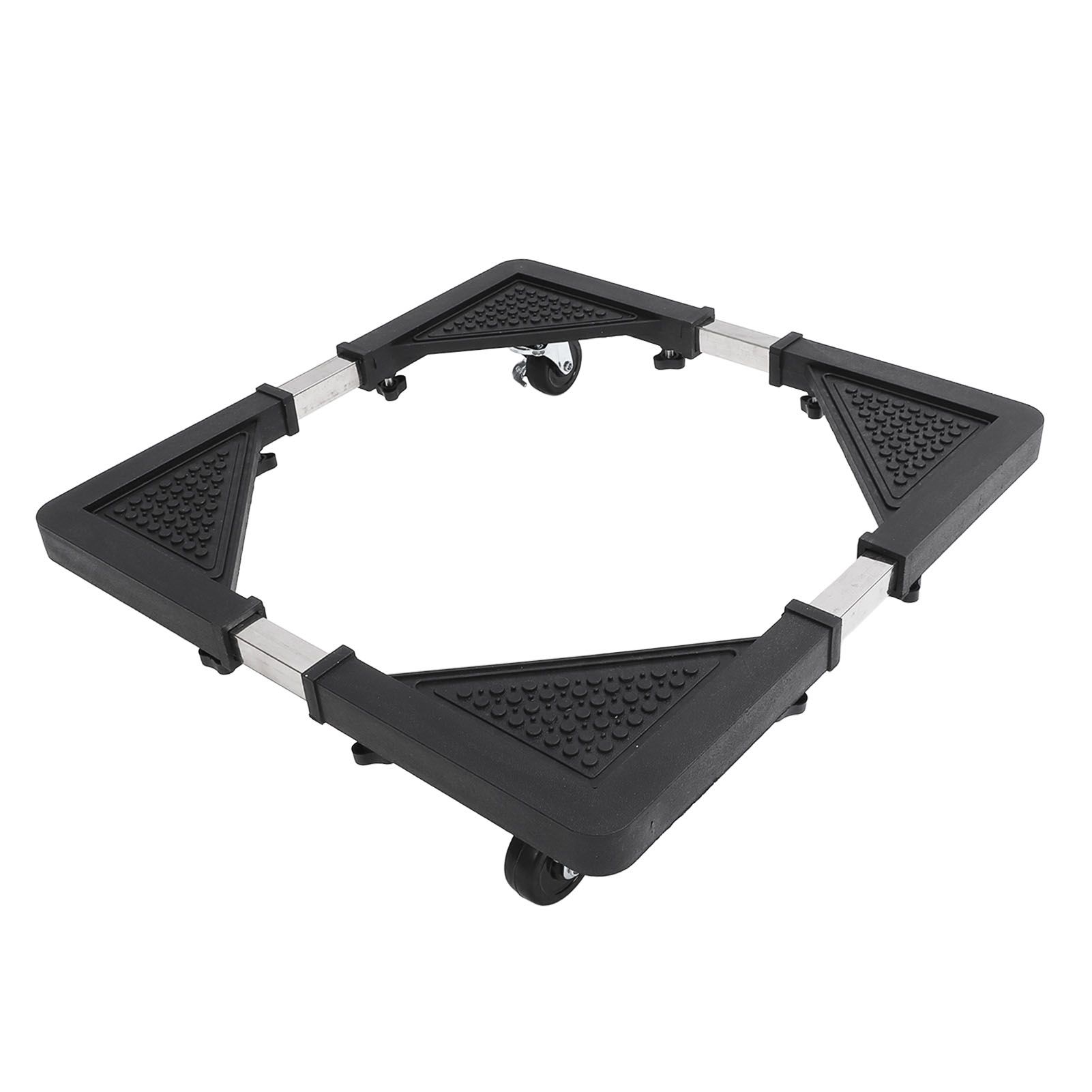 Adjustable Refrigerator Stand with 4 Locking Wheels Reduce Noise Furniture Dolly Mobile Roller for Dryer Washing Machine - Image 4
