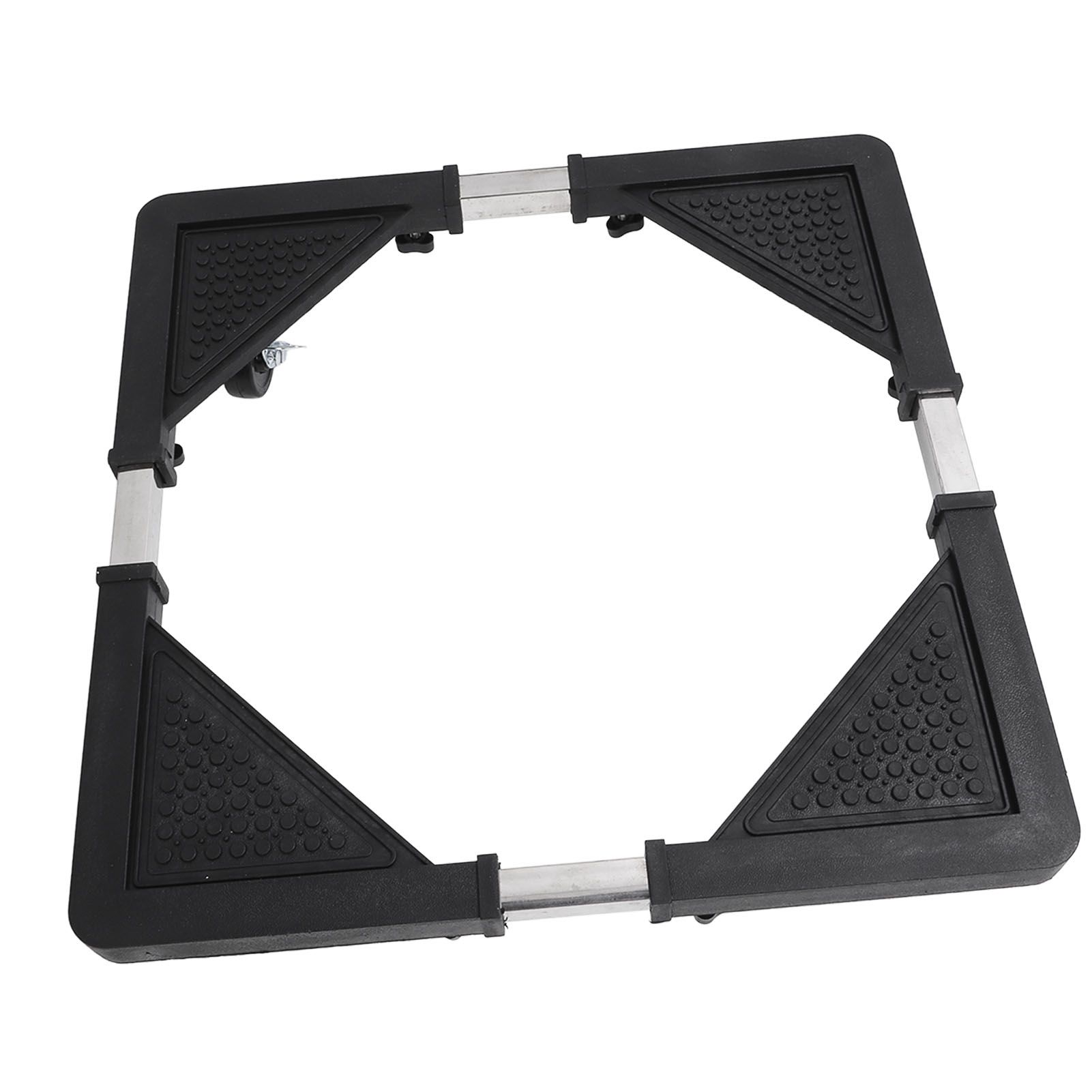 Adjustable Refrigerator Stand with 4 Locking Wheels Reduce Noise Furniture Dolly Mobile Roller for Dryer Washing Machine - Image 6