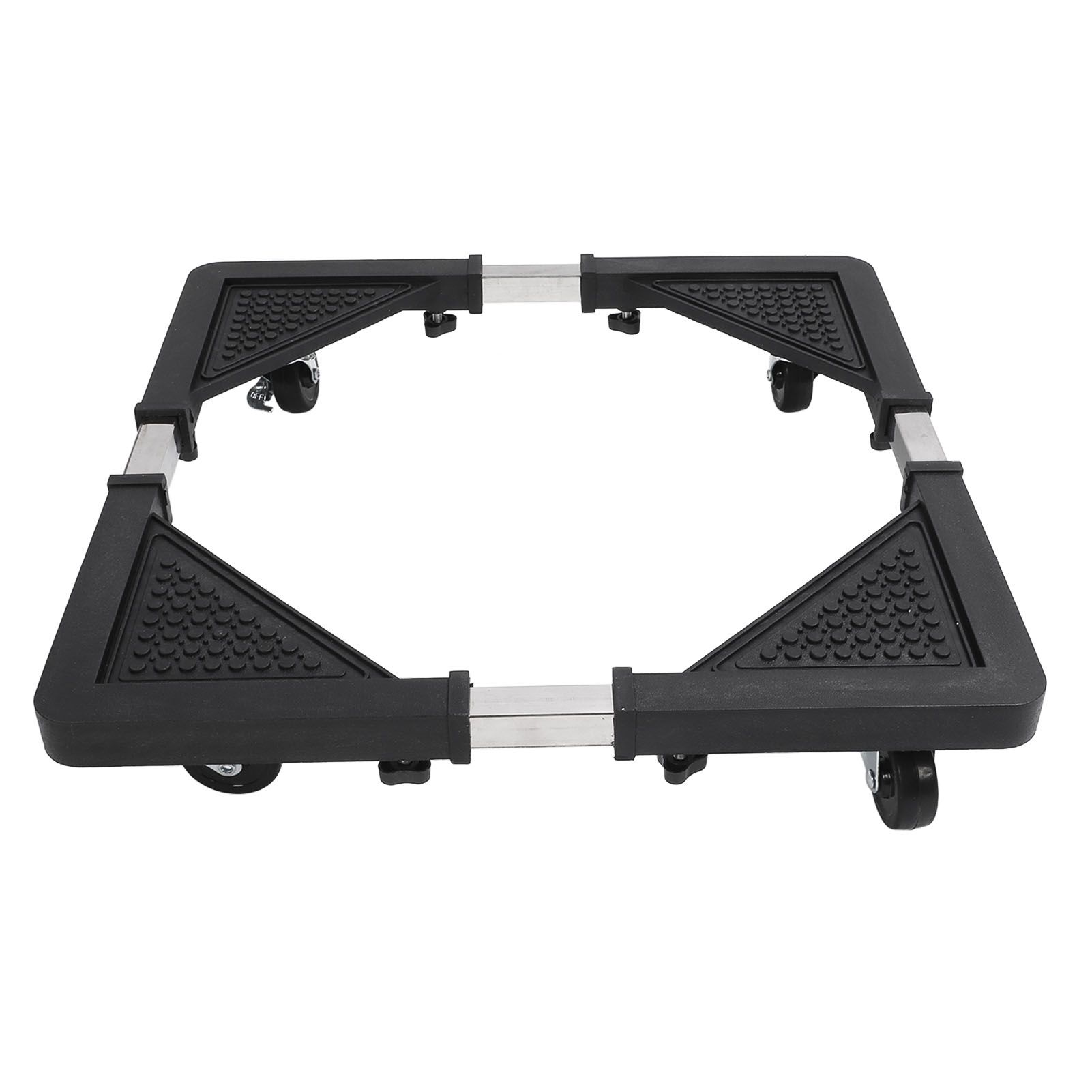 Adjustable Refrigerator Stand with 4 Locking Wheels Reduce Noise Furniture Dolly Mobile Roller for Dryer Washing Machine - Image 7