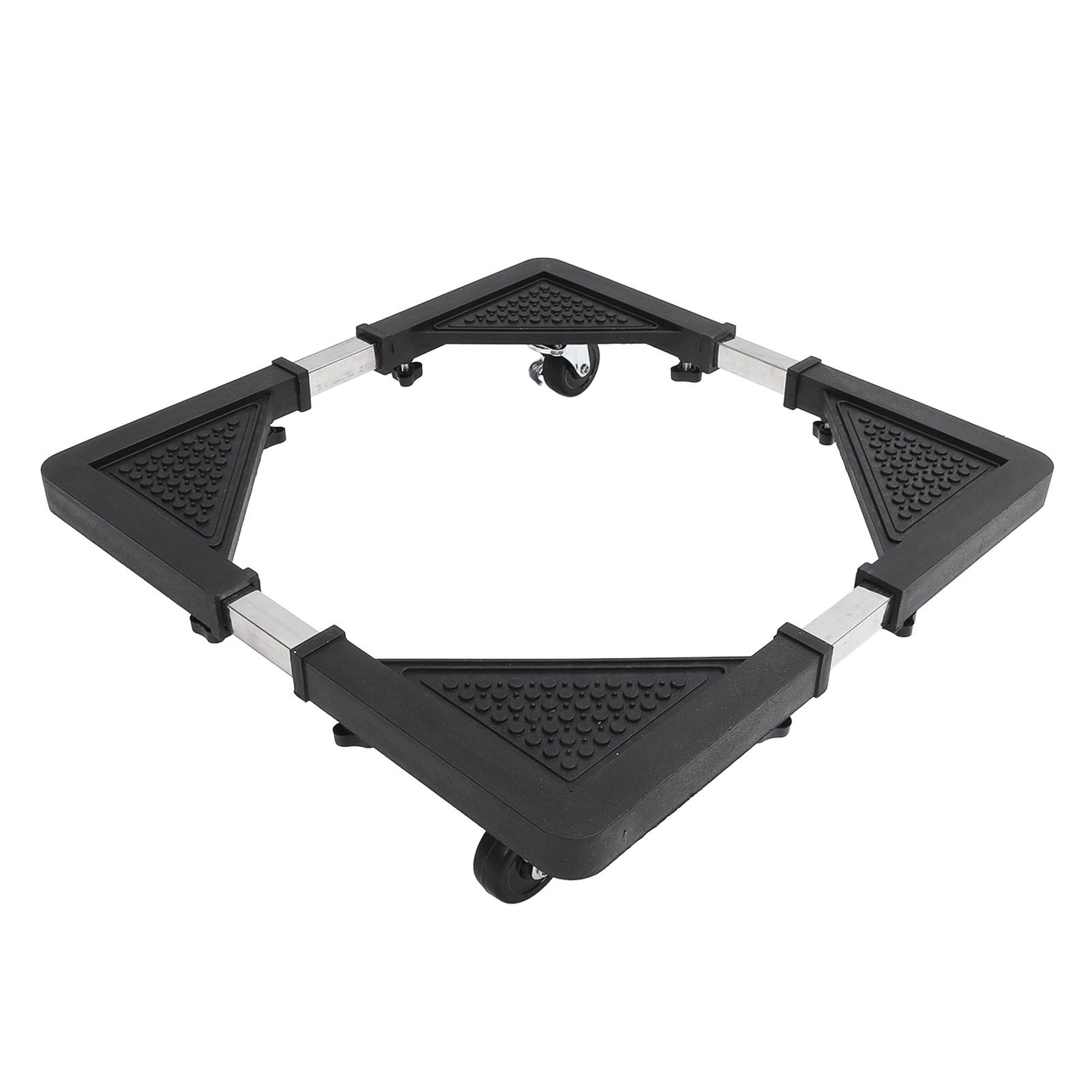 Adjustable Refrigerator Stand with 4 Locking Wheels Reduce Noise Furniture Dolly Mobile Roller for Dryer Washing Machine - Image 8