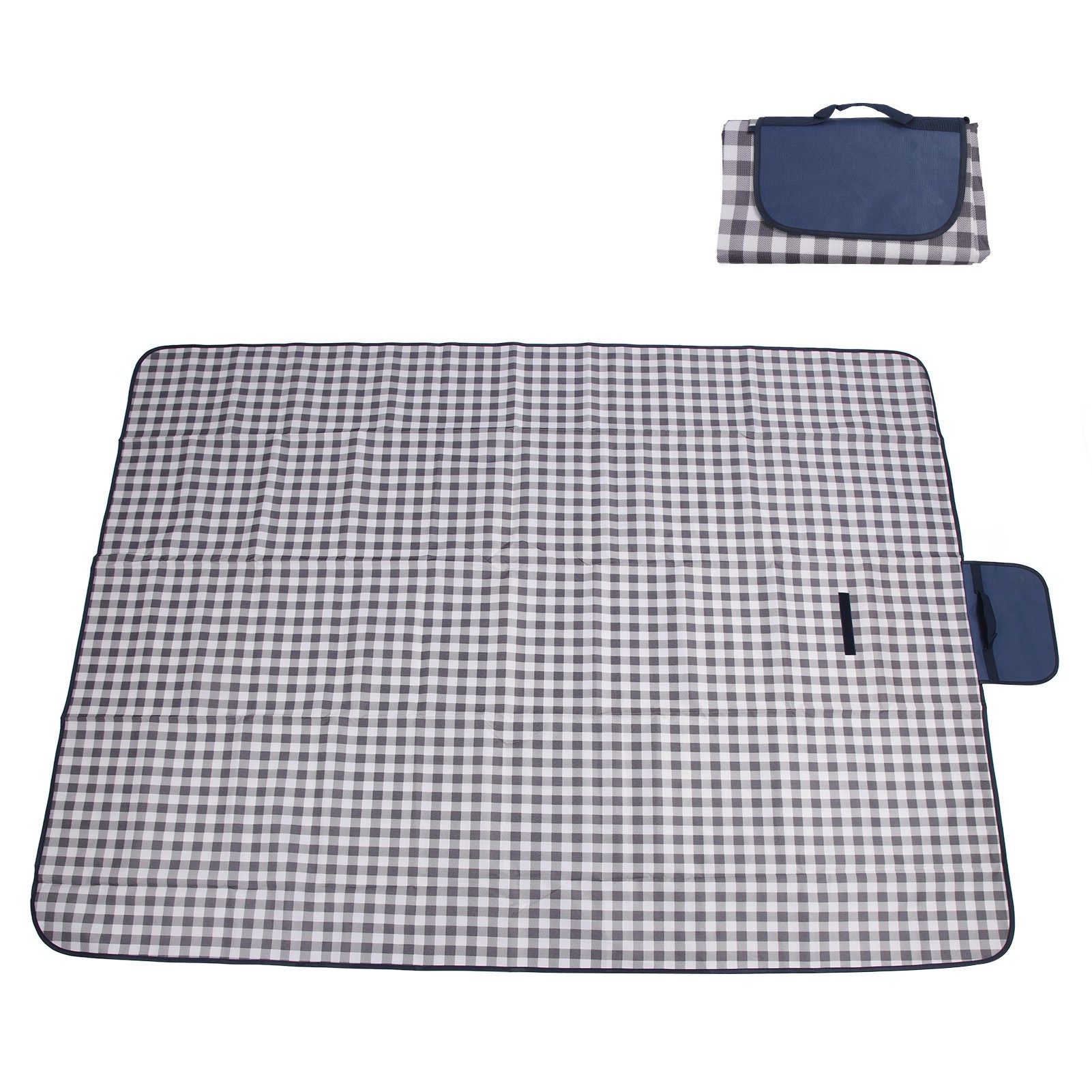 Picnic Mat Multifunctional Oxford Cloth Waterproof Thicken Portable Outdoor Picnic Blanket for Beach Camping - Image 1