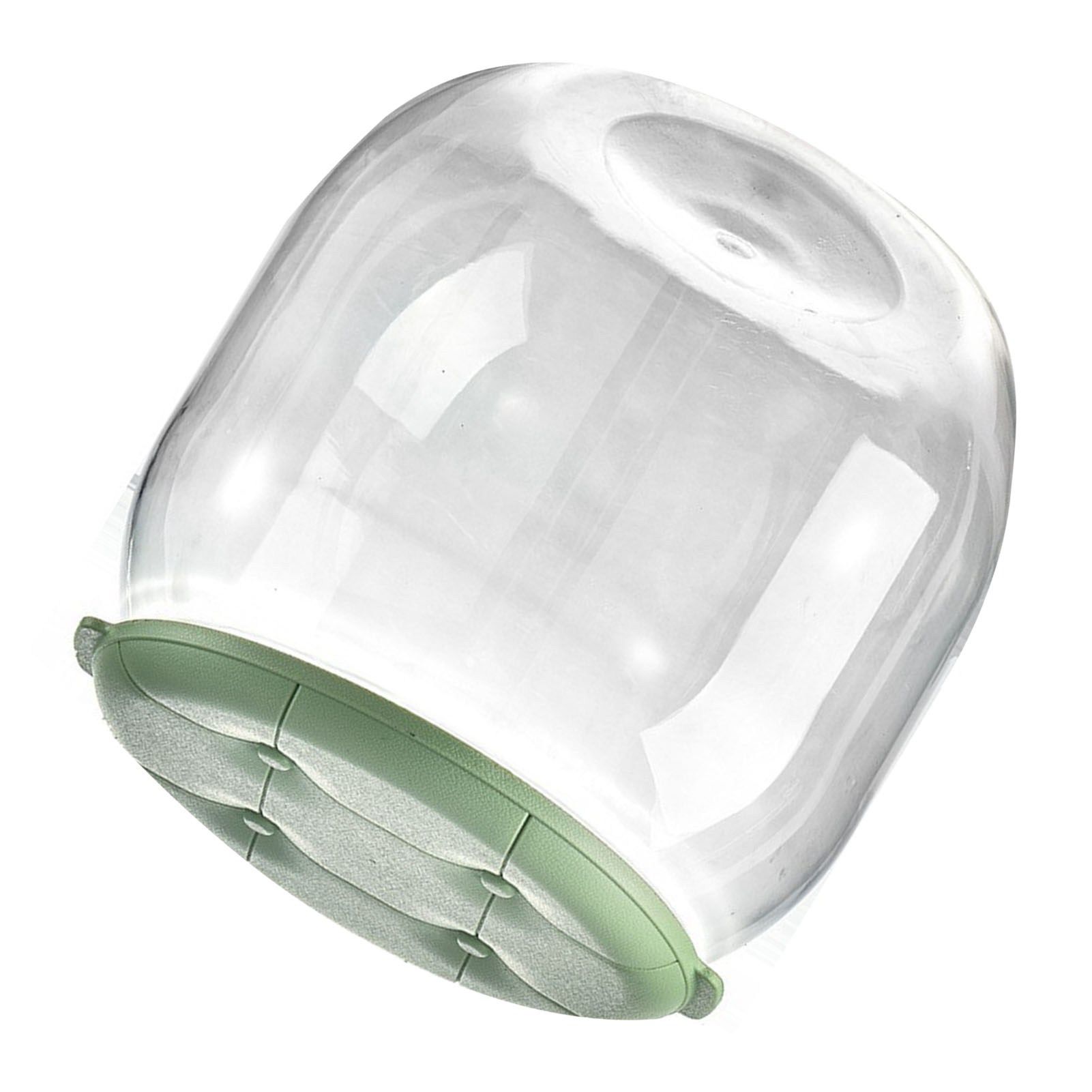 Toy Storage Stool Multipurpose Innovative Round Shape Transparent Storage Stool for Home Living Room Entryway Green - Image 4