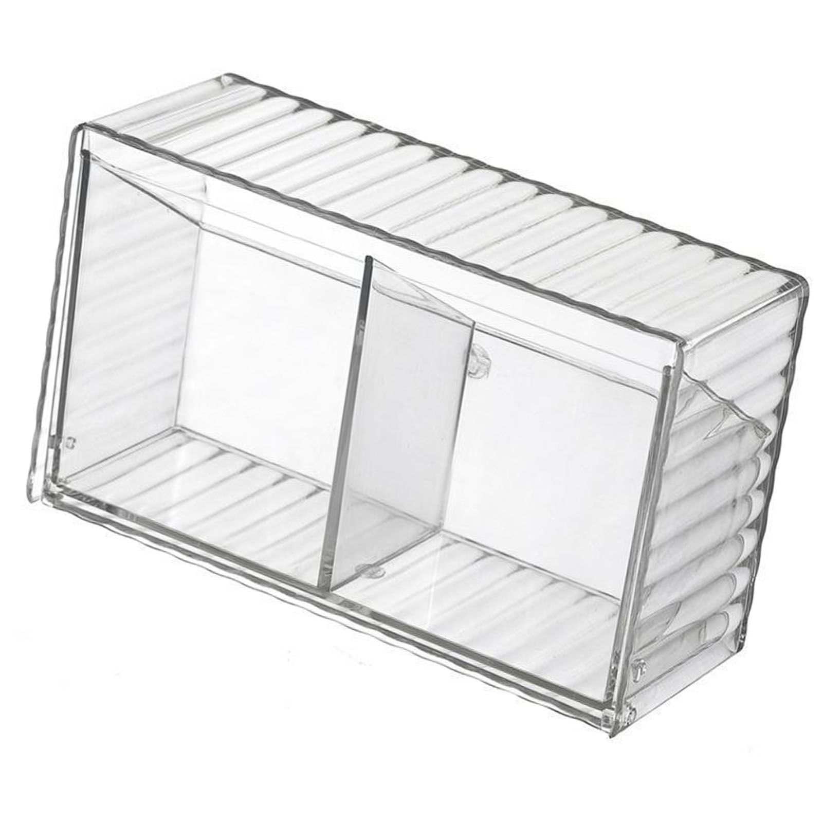Cosmetics Wall Mounted Storage Box Non Punching Plastic 2 Compartment Holder Bathroom Supplies - Image 4