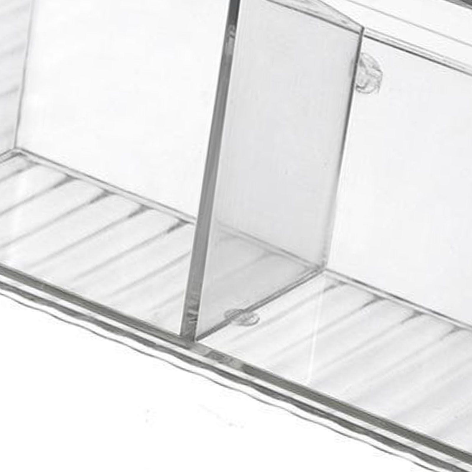Cosmetics Wall Mounted Storage Box Non Punching Plastic 2 Compartment Holder Bathroom Supplies - Image 5