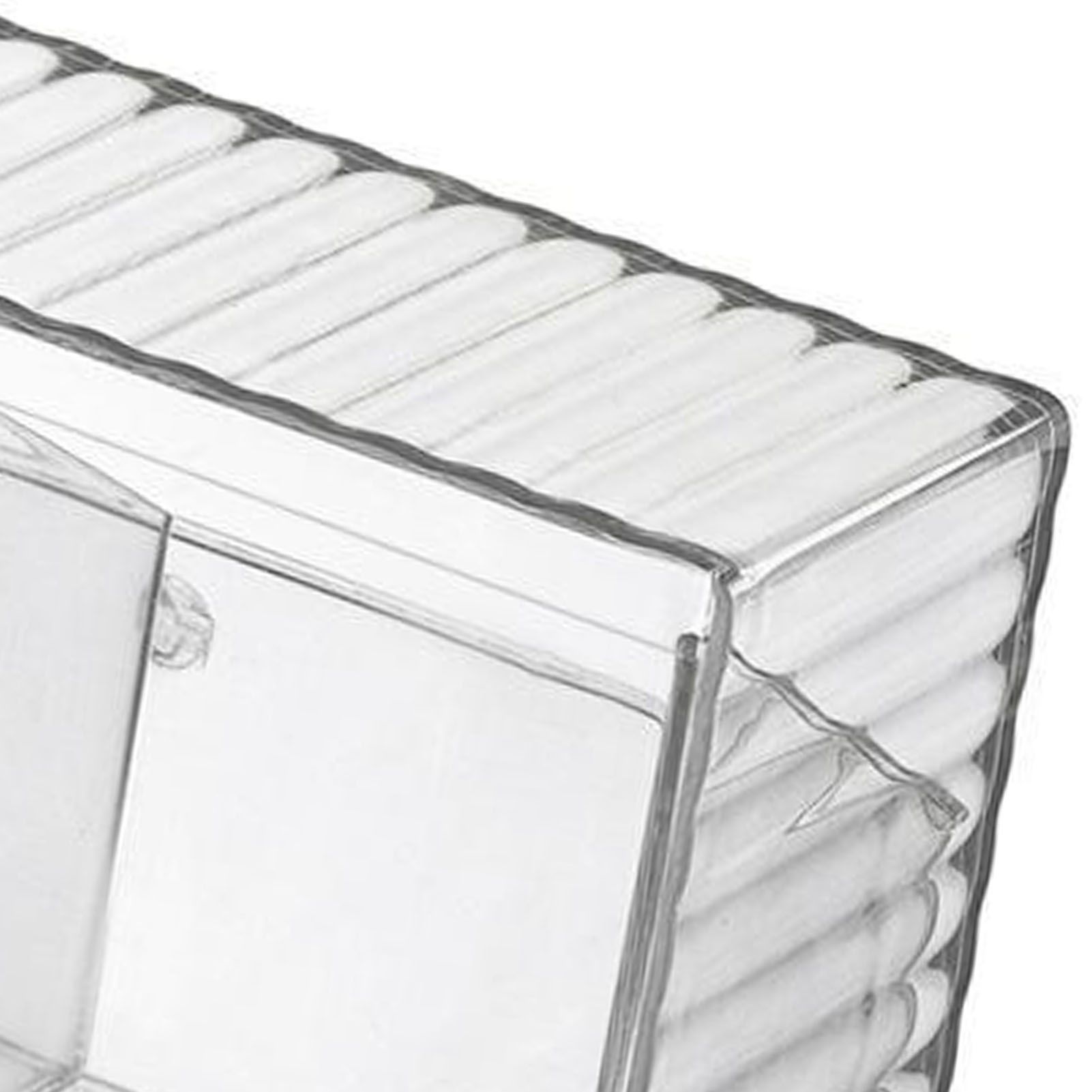 Cosmetics Wall Mounted Storage Box Non Punching Plastic 2 Compartment Holder Bathroom Supplies - Image 7