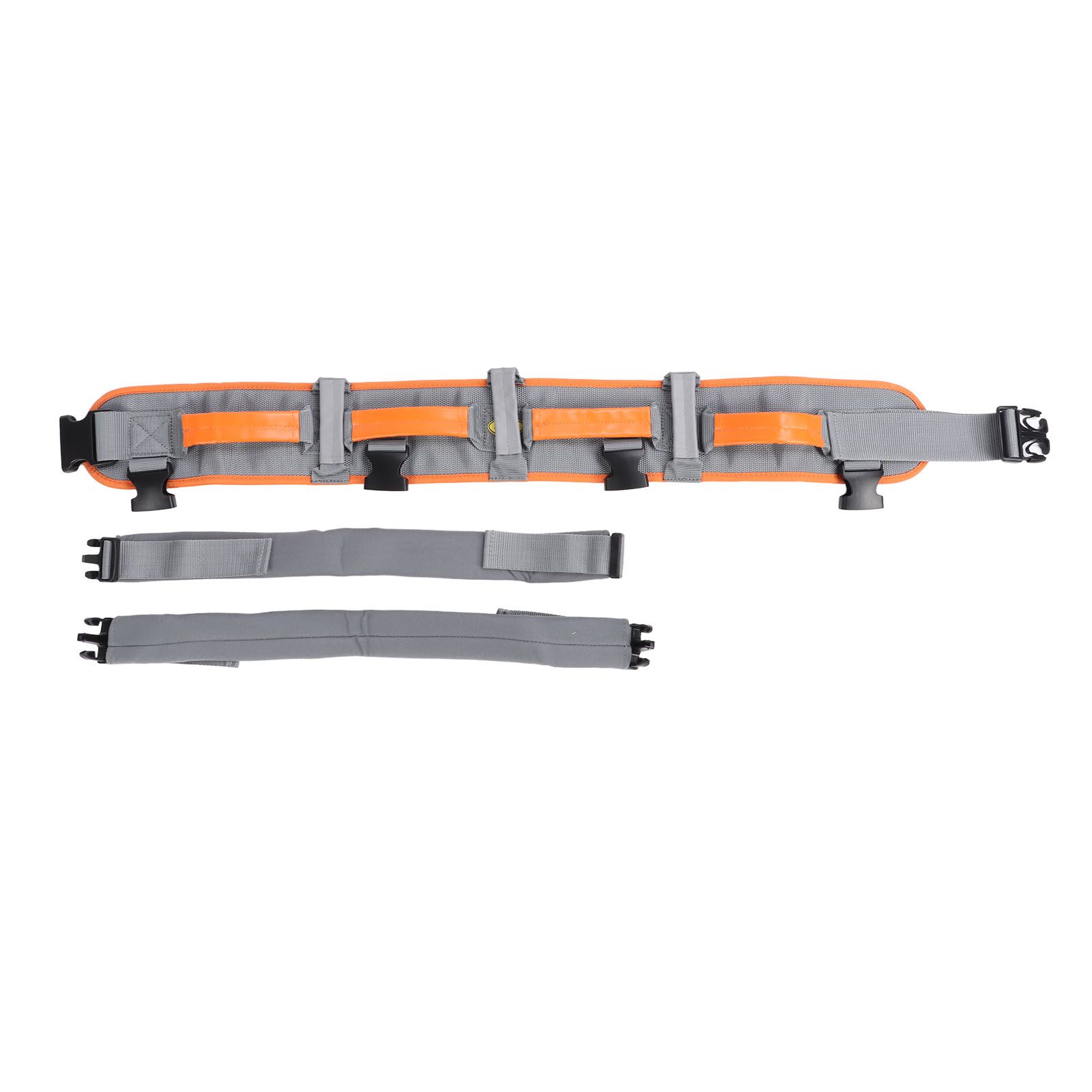 Transfer and Walking Gait Belt with Handles Adjustable Elderly Standing Assist Lift Belt for Seniors Caregiver Nurse Orange - Image 4