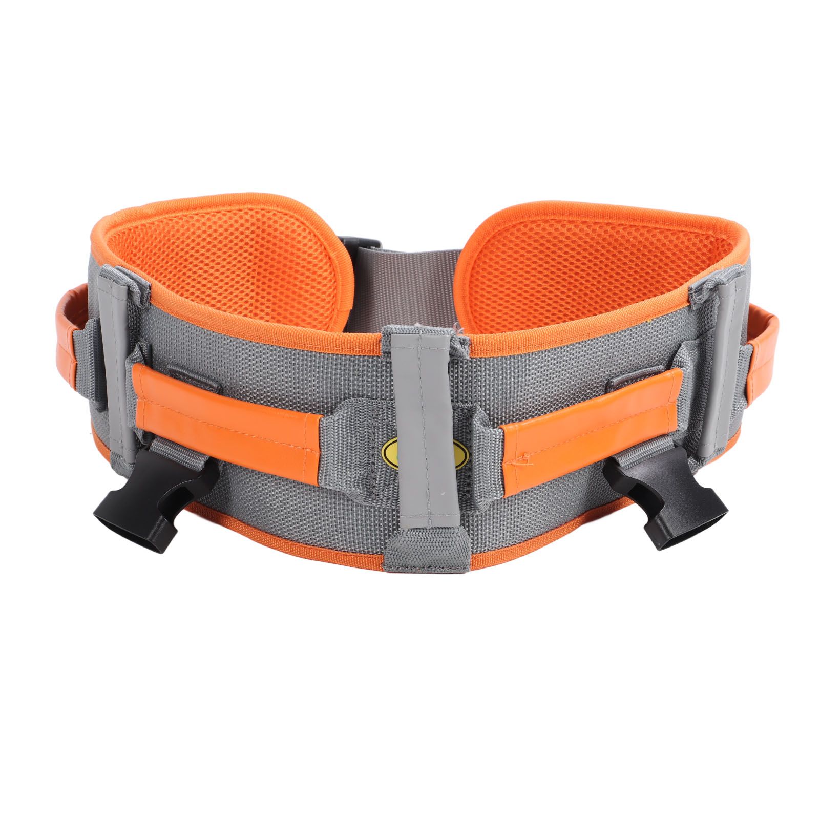 Transfer and Walking Gait Belt with Handles Adjustable Elderly Standing Assist Lift Belt for Seniors Caregiver Nurse Orange - Image 7