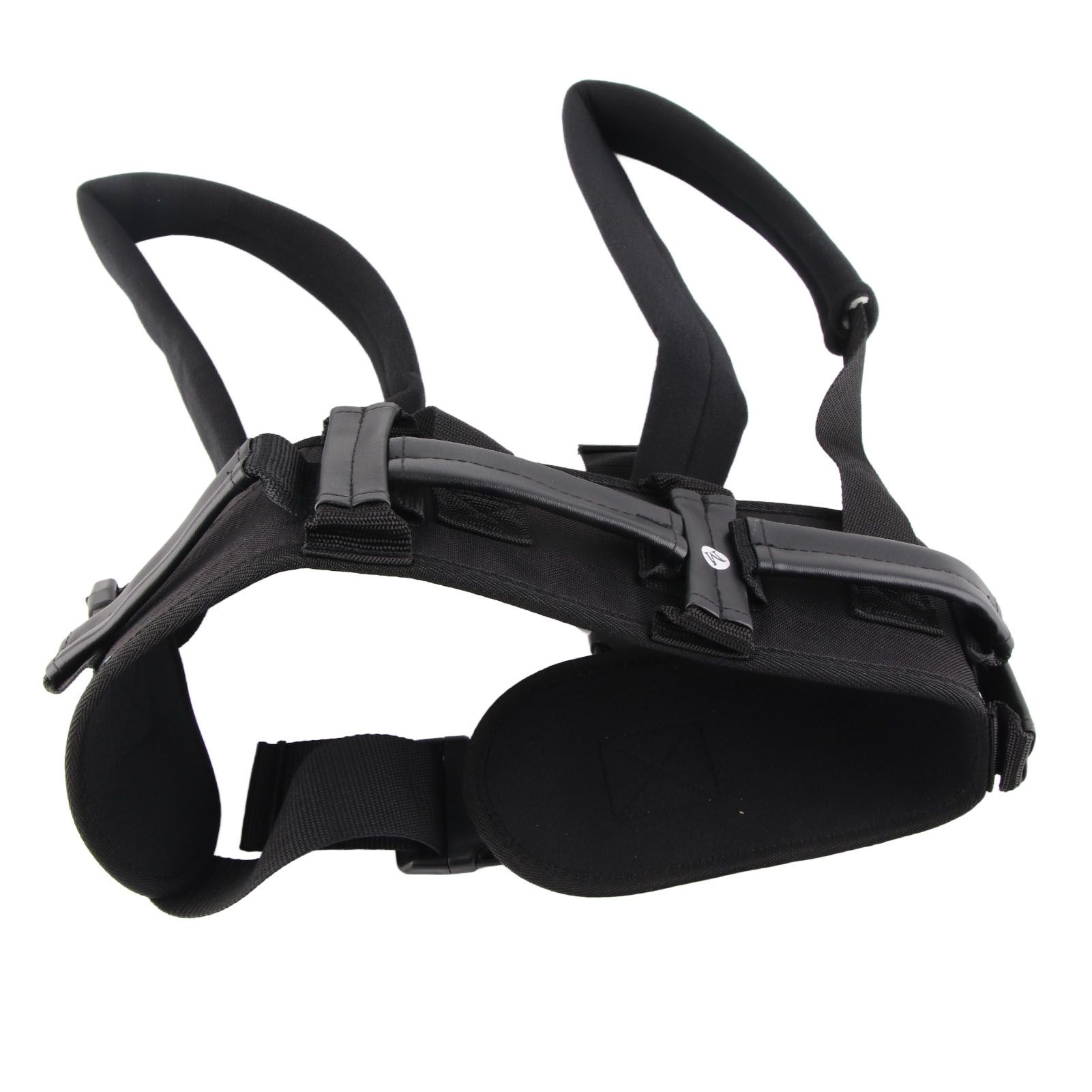 Transfer and Walking Gait Belt with Handles Adjustable Elderly Standing Assist Lift Belt for Seniors Caregiver Nurse Black - Image 2