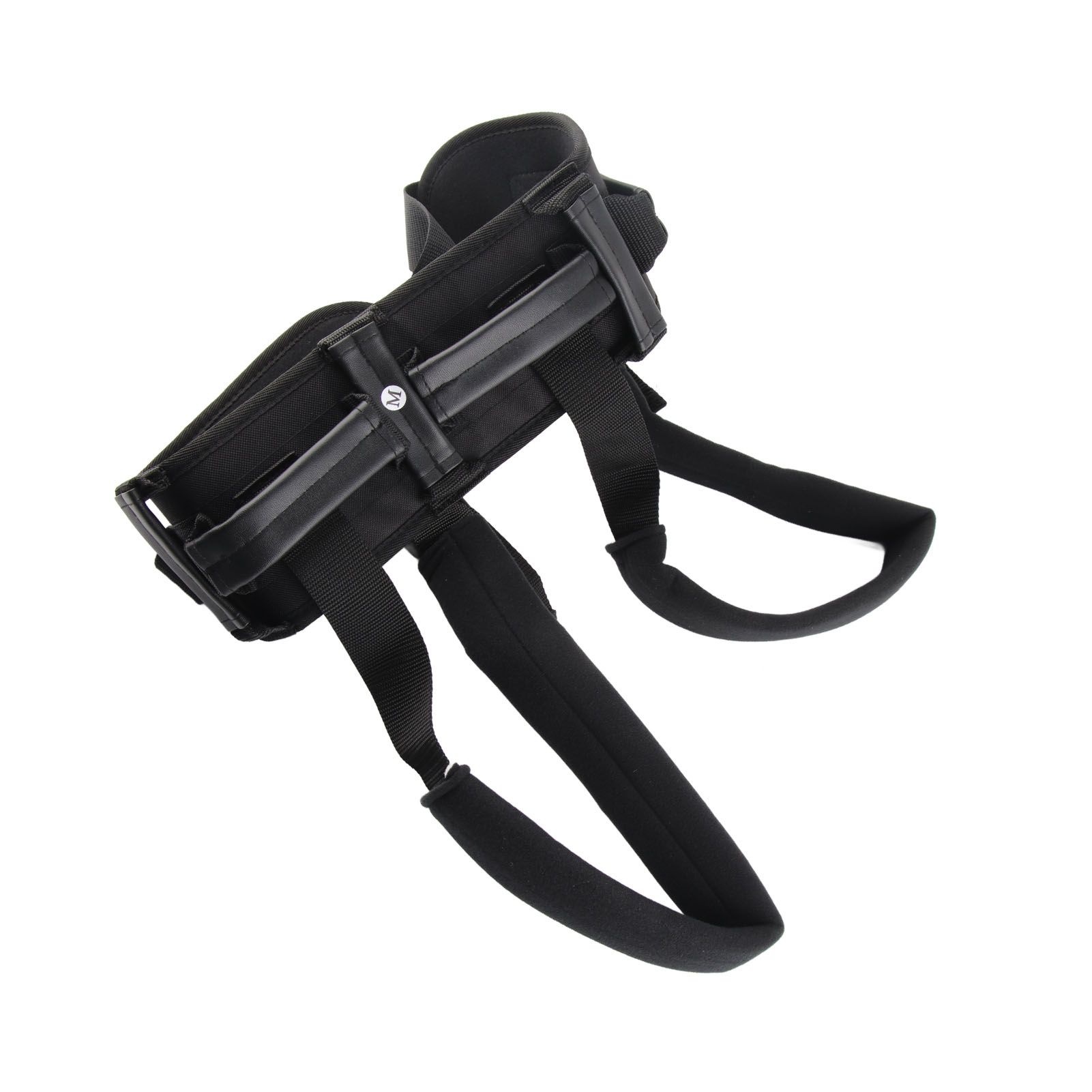 Transfer and Walking Gait Belt with Handles Adjustable Elderly Standing Assist Lift Belt for Seniors Caregiver Nurse Black - Image 3
