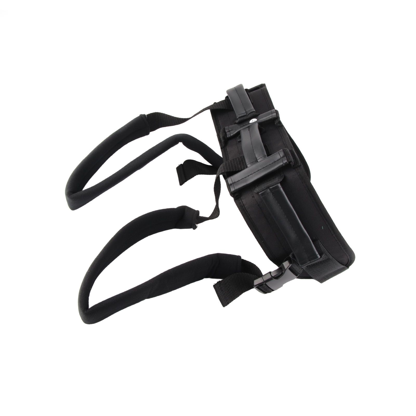 Transfer and Walking Gait Belt with Handles Adjustable Elderly Standing Assist Lift Belt for Seniors Caregiver Nurse Black - Image 5