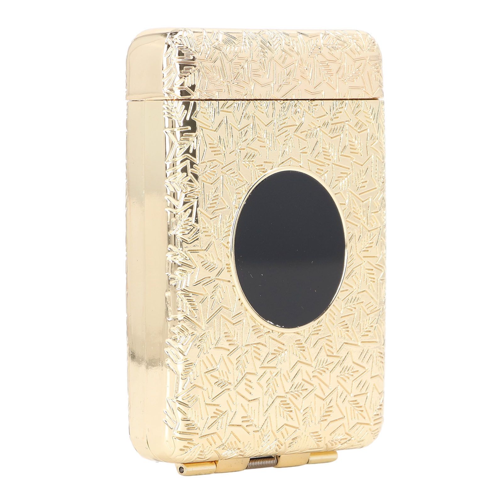 Retro Metal Cigarette Case Box 16 Capacity 3 Open Cigarette Case for Women Men Vintage Relief Pattern Gold - Image 2
