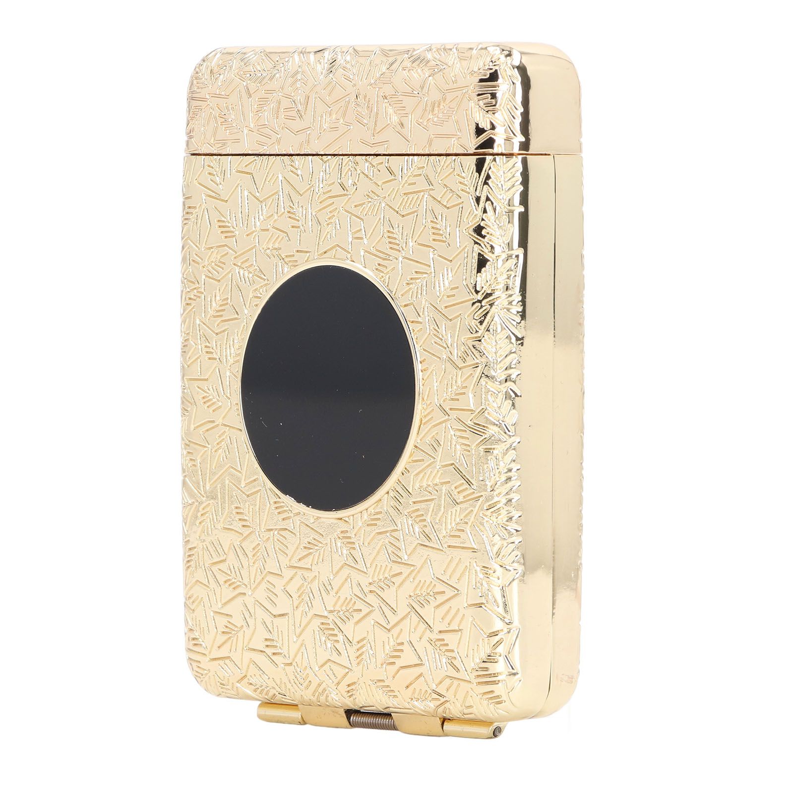 Retro Metal Cigarette Case Box 16 Capacity 3 Open Cigarette Case for Women Men Vintage Relief Pattern Gold - Image 3