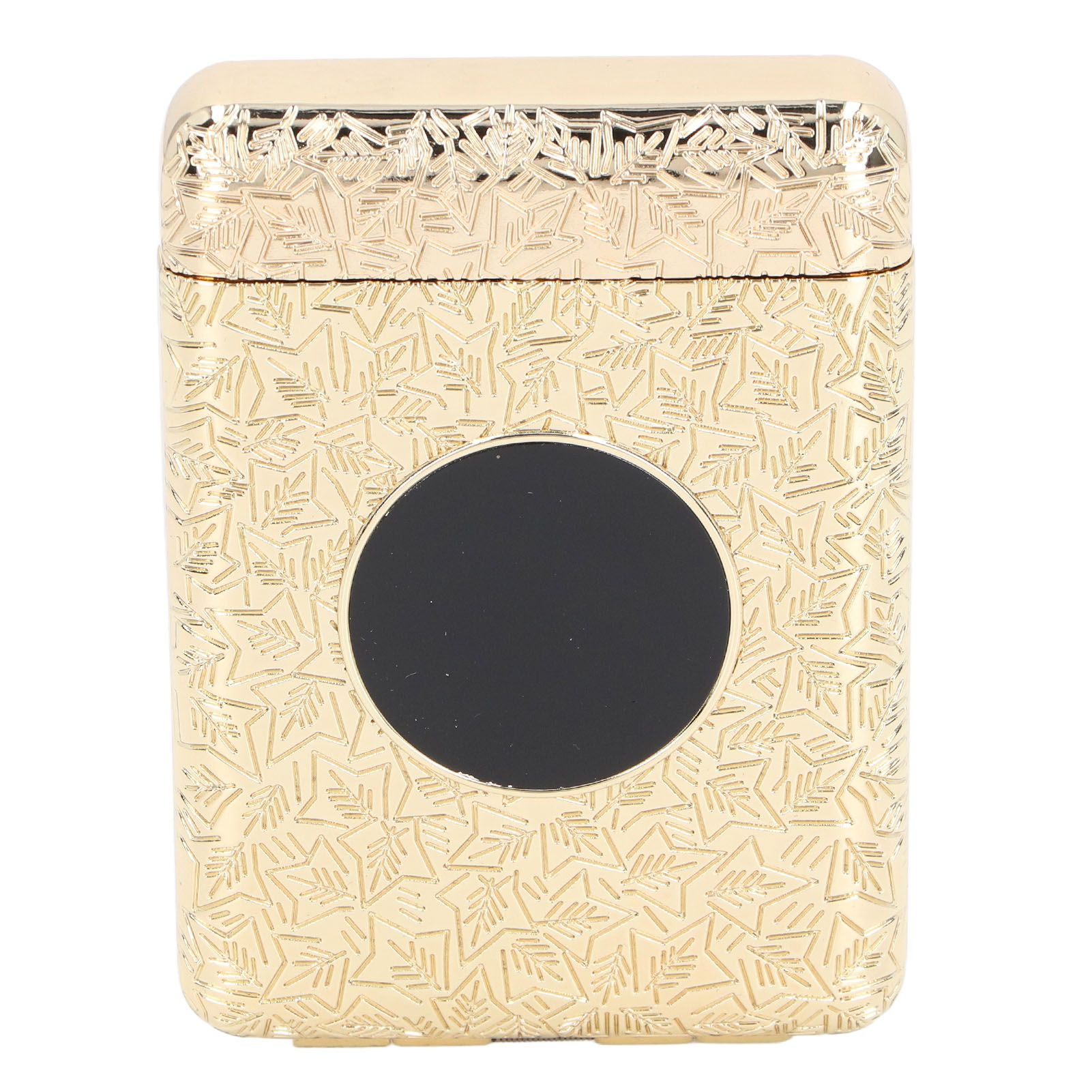 Retro Metal Cigarette Case Box 16 Capacity 3 Open Cigarette Case for Women Men Vintage Relief Pattern Gold - Image 4