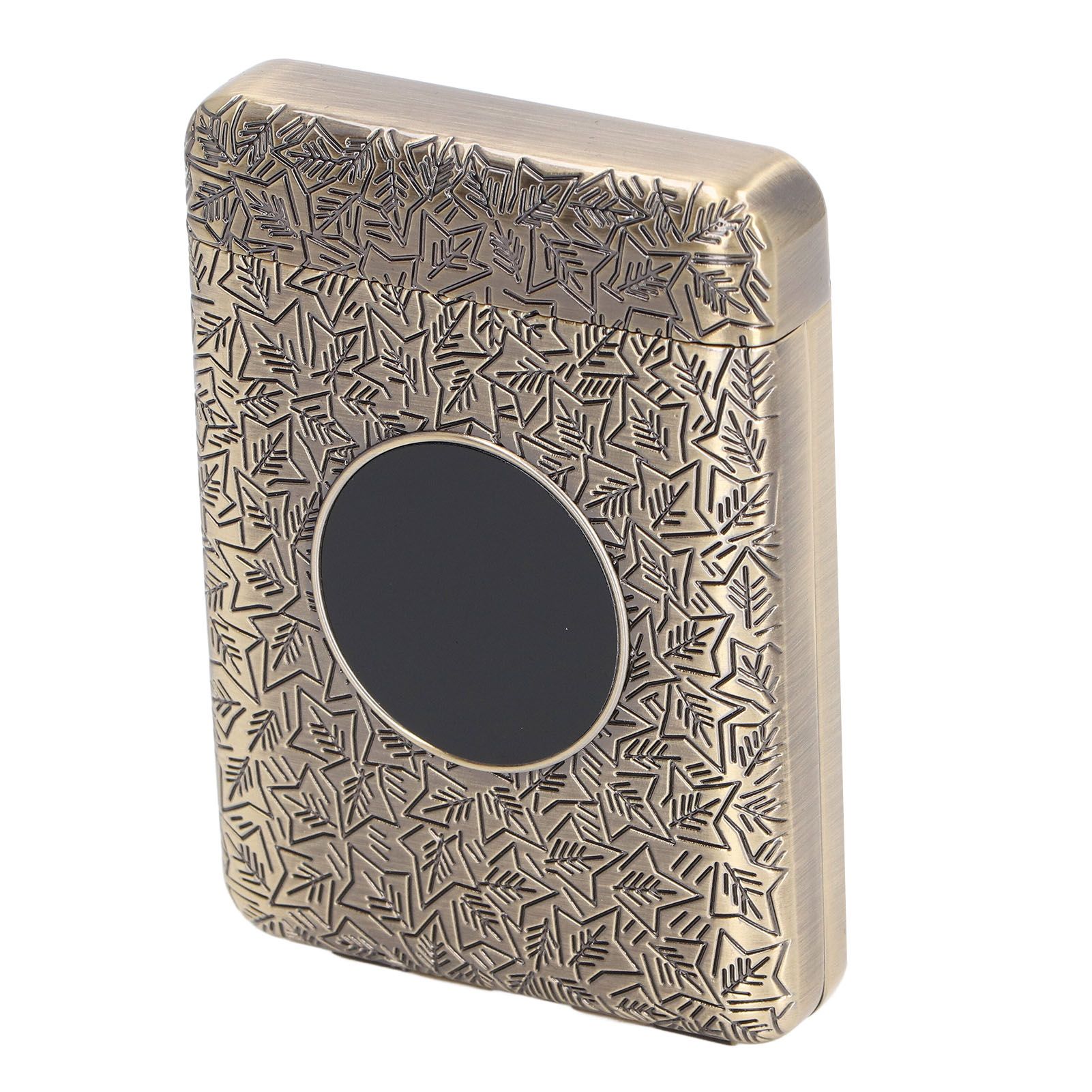 Retro Metal Cigarette Case Box 16 Capacity 3 Open Cigarette Case for Women Men Vintage Relief Pattern Bronze - Image 4