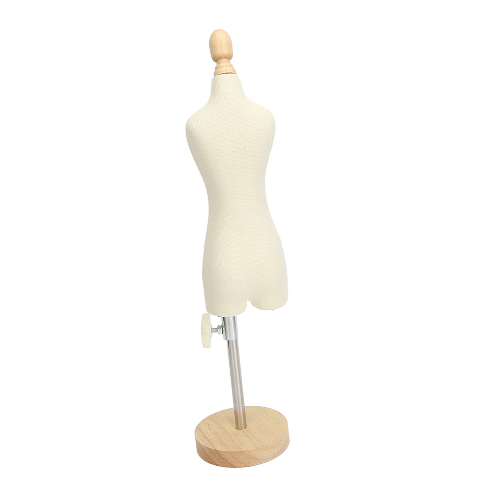 Dress Form Female Mannequin Torso Mini Dress Model with Wooden Base for Sewing Display Photo Teaching 1/4 - Image 7