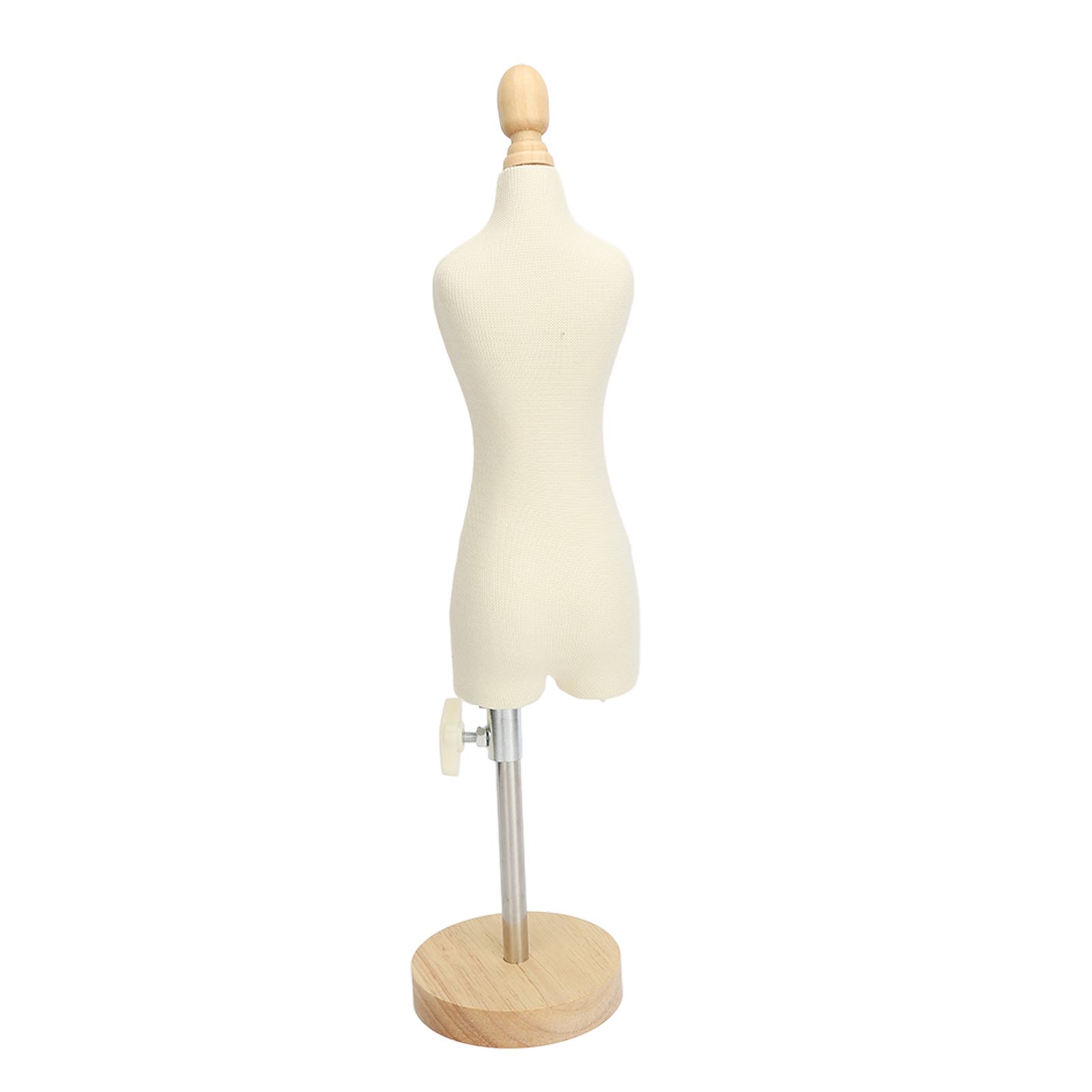 Dress Form Female Mannequin Torso Mini Dress Model with Wooden Base for Sewing Display Photo Teaching 1/4 - Image 8