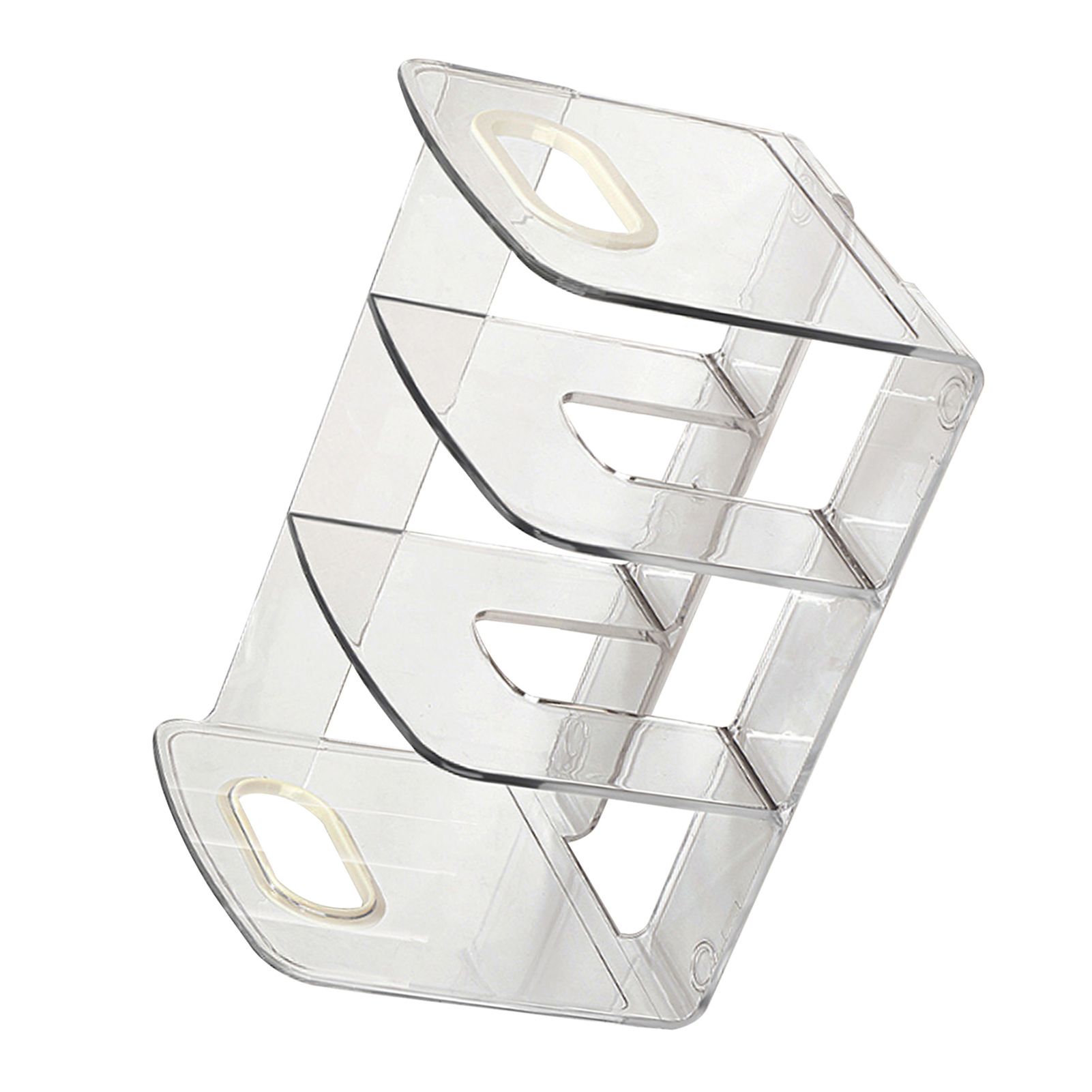 Book Organizer Desktop Book Rack File Holder Acrylic Tabletop Organizer for Study Office Transparent 3 Compartment (28x14x15cm/11x5.5x5.9in) - Image 7