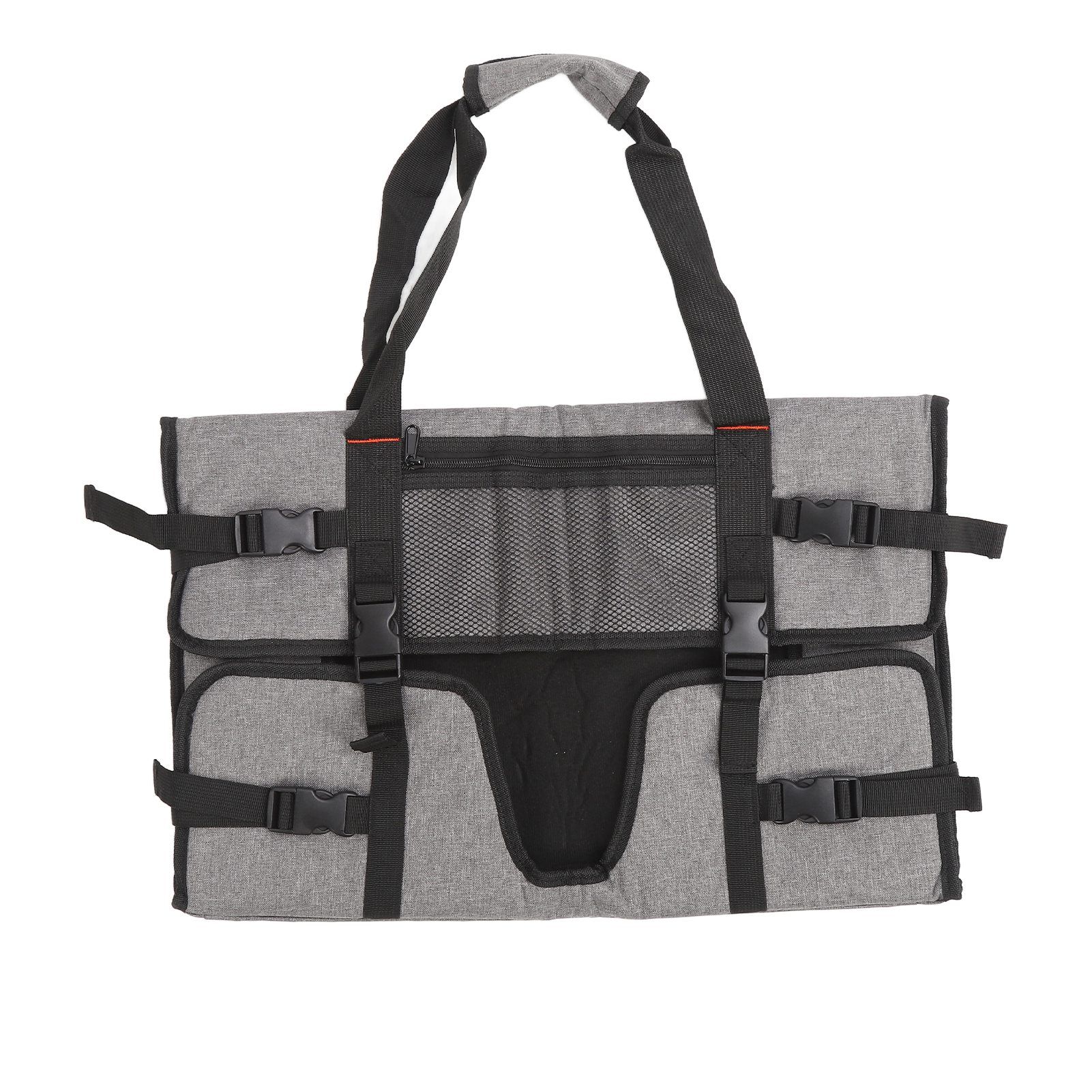 24in Computer Monitor Storage Bag Portable Computer Monitor Carrying Bag Travel Carrying Case For Screens and Monitors Gray - Image 1