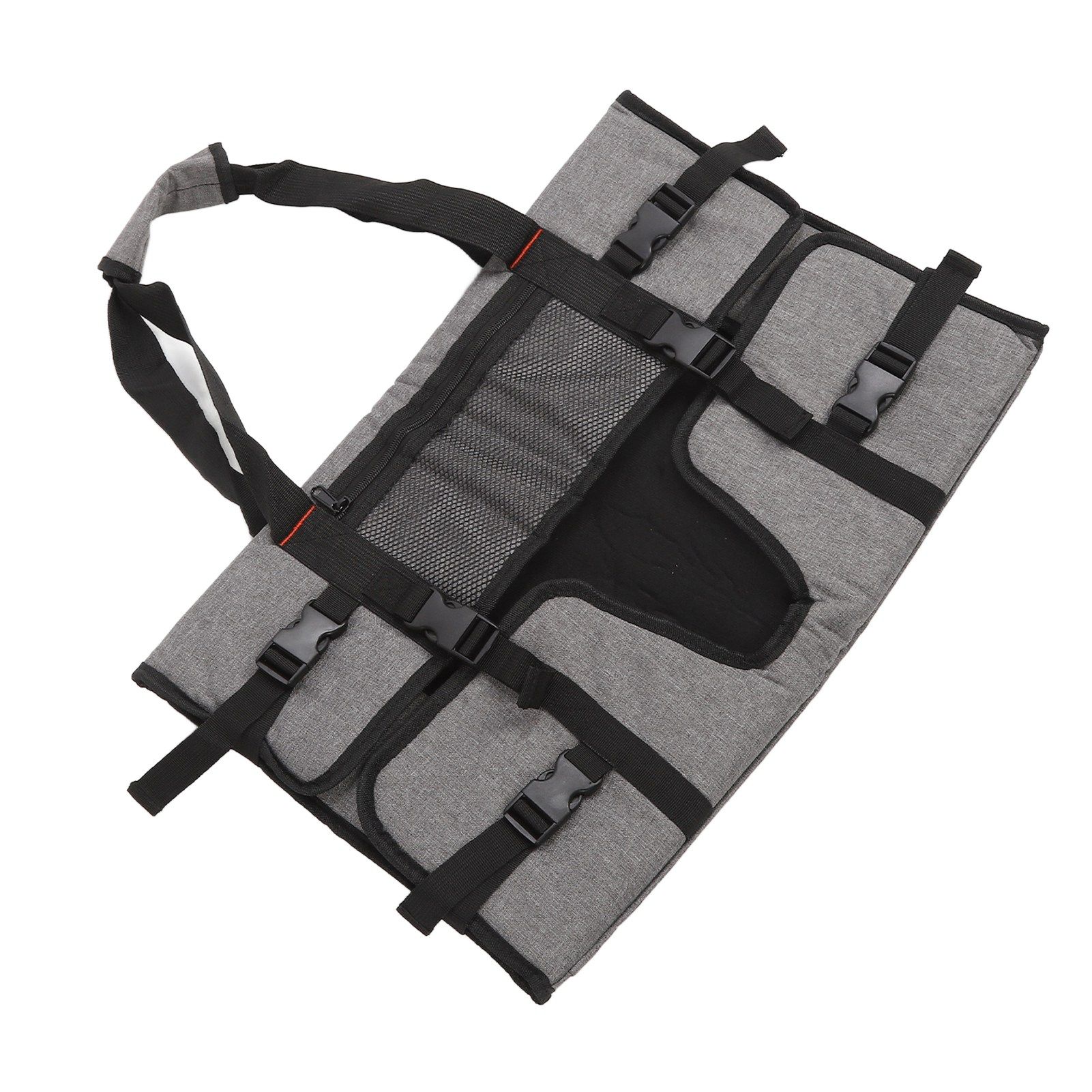 24in Computer Monitor Storage Bag Portable Computer Monitor Carrying Bag Travel Carrying Case For Screens and Monitors Gray - Image 3