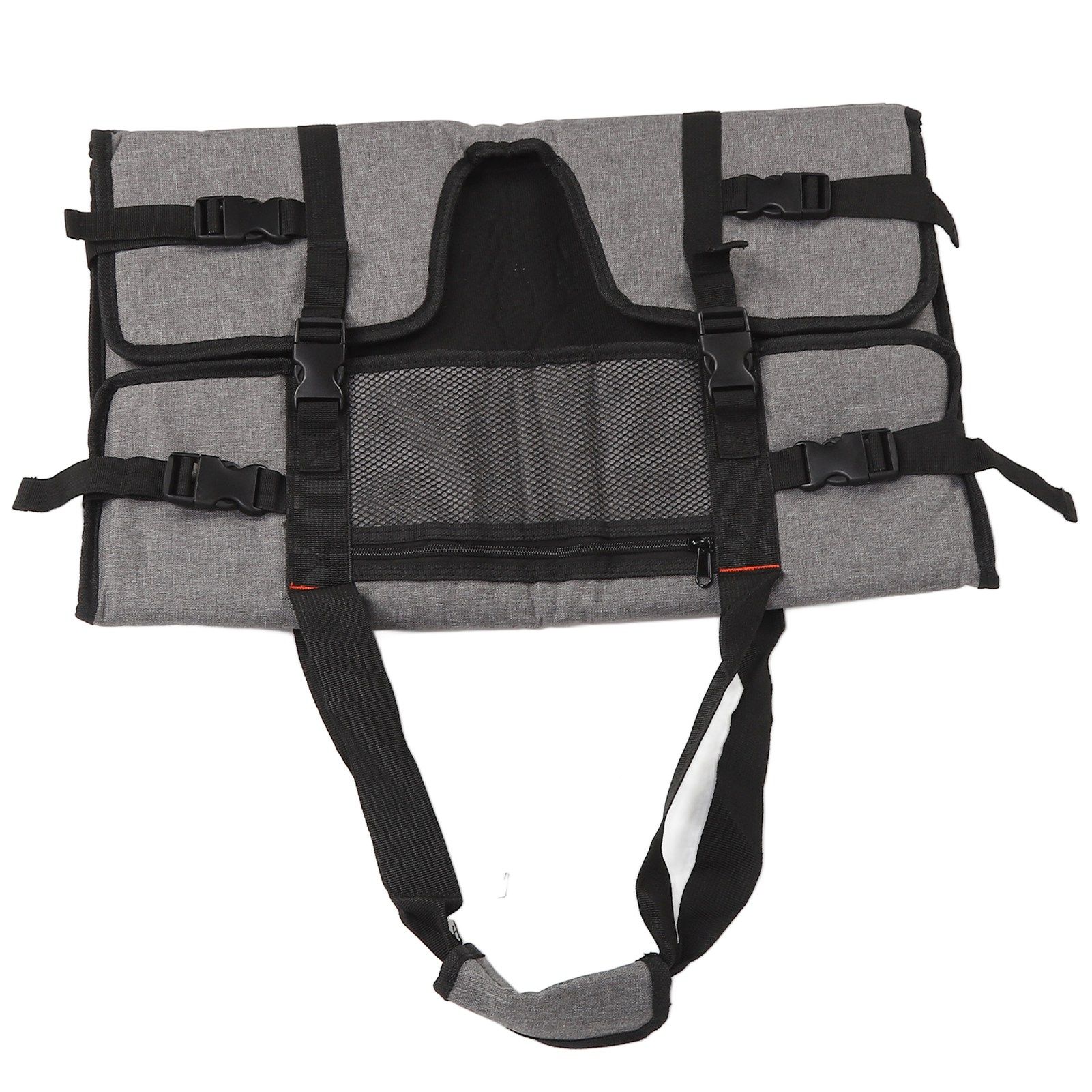 24in Computer Monitor Storage Bag Portable Computer Monitor Carrying Bag Travel Carrying Case For Screens and Monitors Gray - Image 7