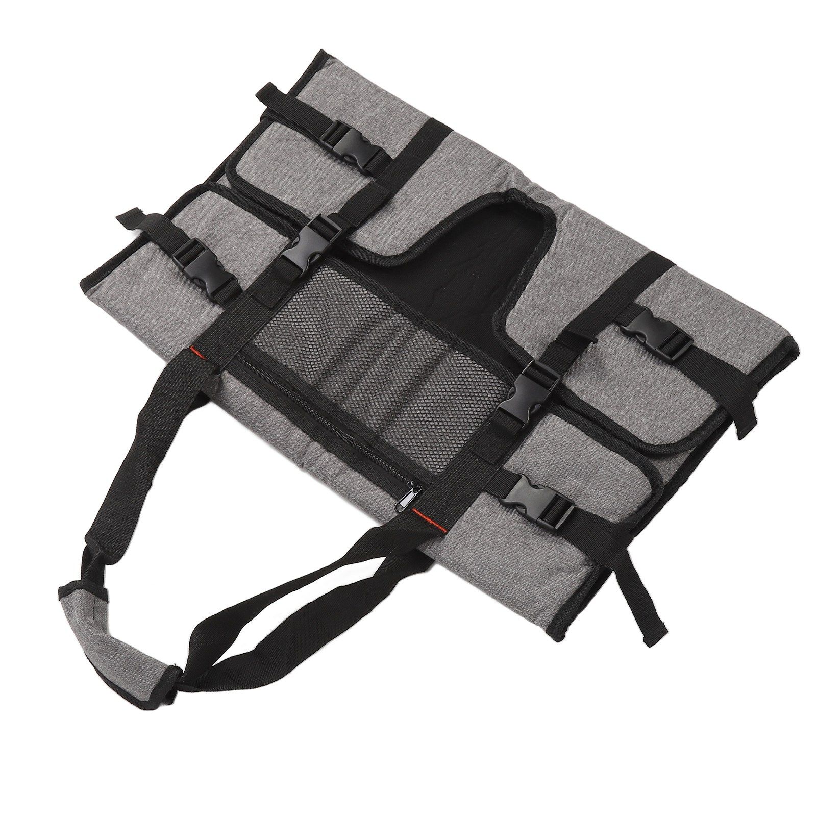 24in Computer Monitor Storage Bag Portable Computer Monitor Carrying Bag Travel Carrying Case For Screens and Monitors Gray - Image 8