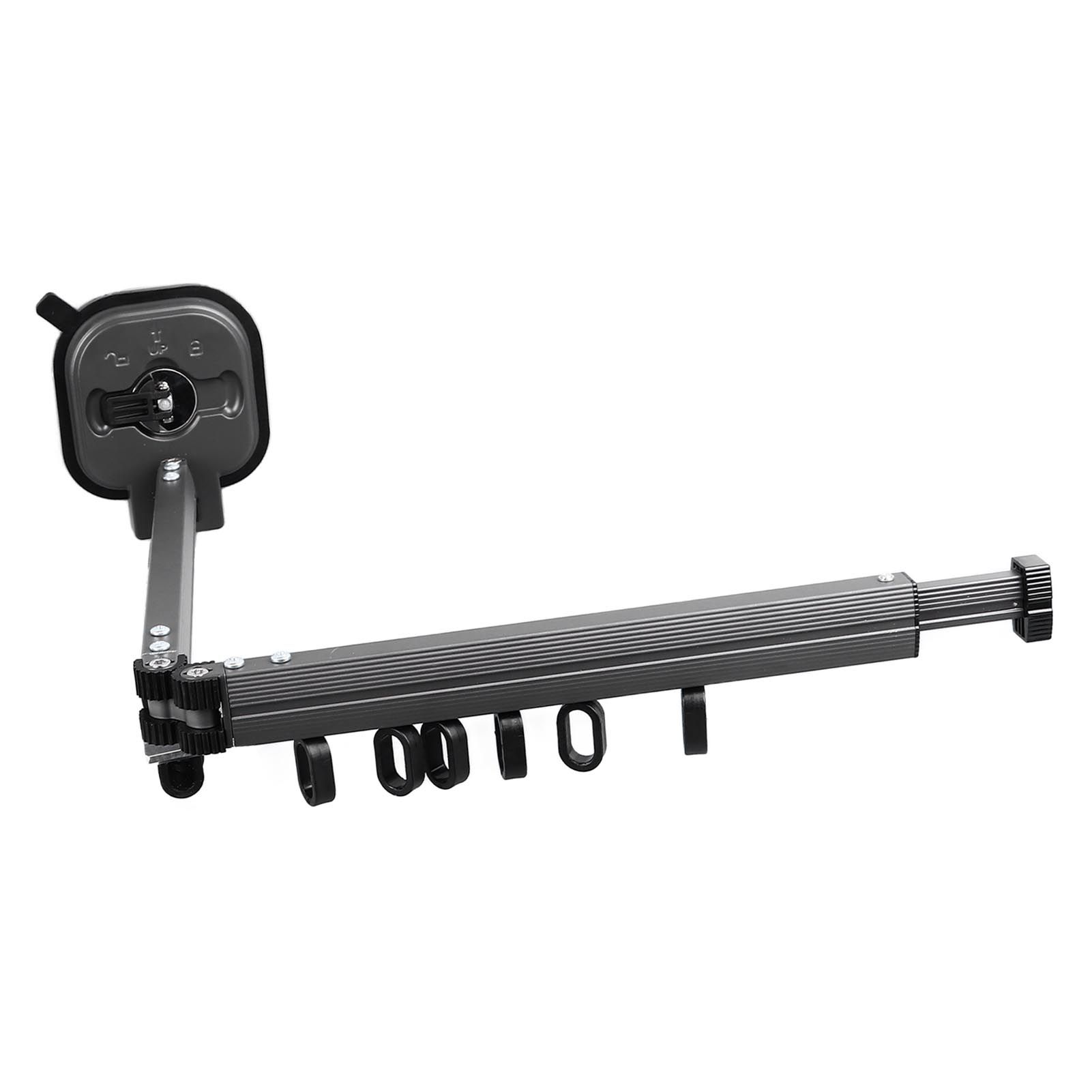 Retractable Clothes Drying Rack Wall Mount Drill Free Bifold Windproof Space Saver Suction Cup Clothes Hanger for Laundry - Image 6