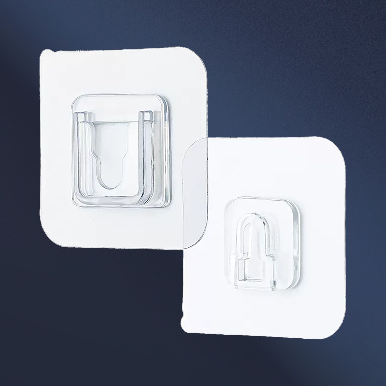 Clear Double Sided Adhesive Wall Hooks Waterproof Adhesive Wall Hooks Traceless Wall Mount Sticky Hook for Bathroom Kitchen - Image 5